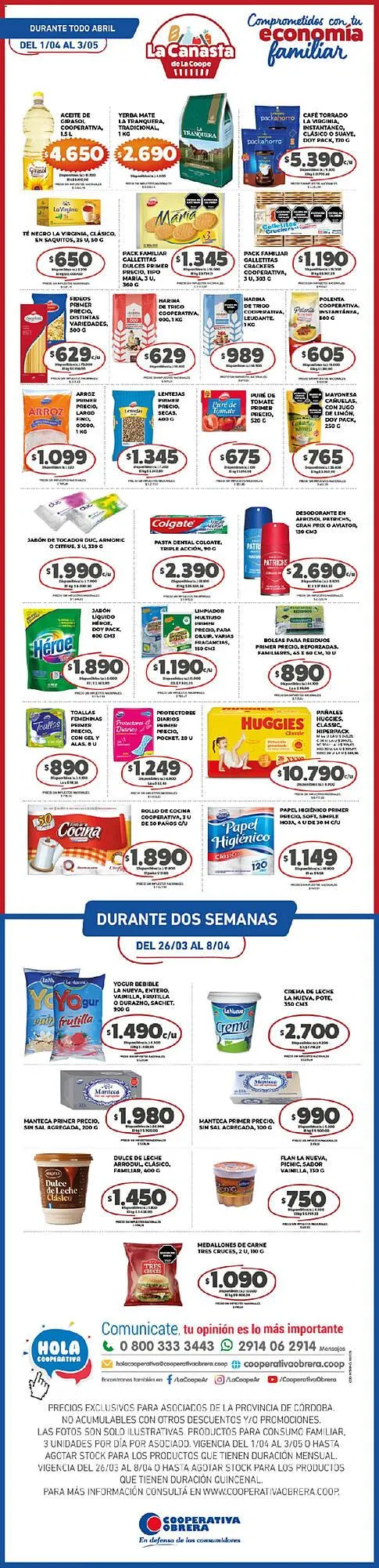 Catálogo Cooperativa Obrera - 1