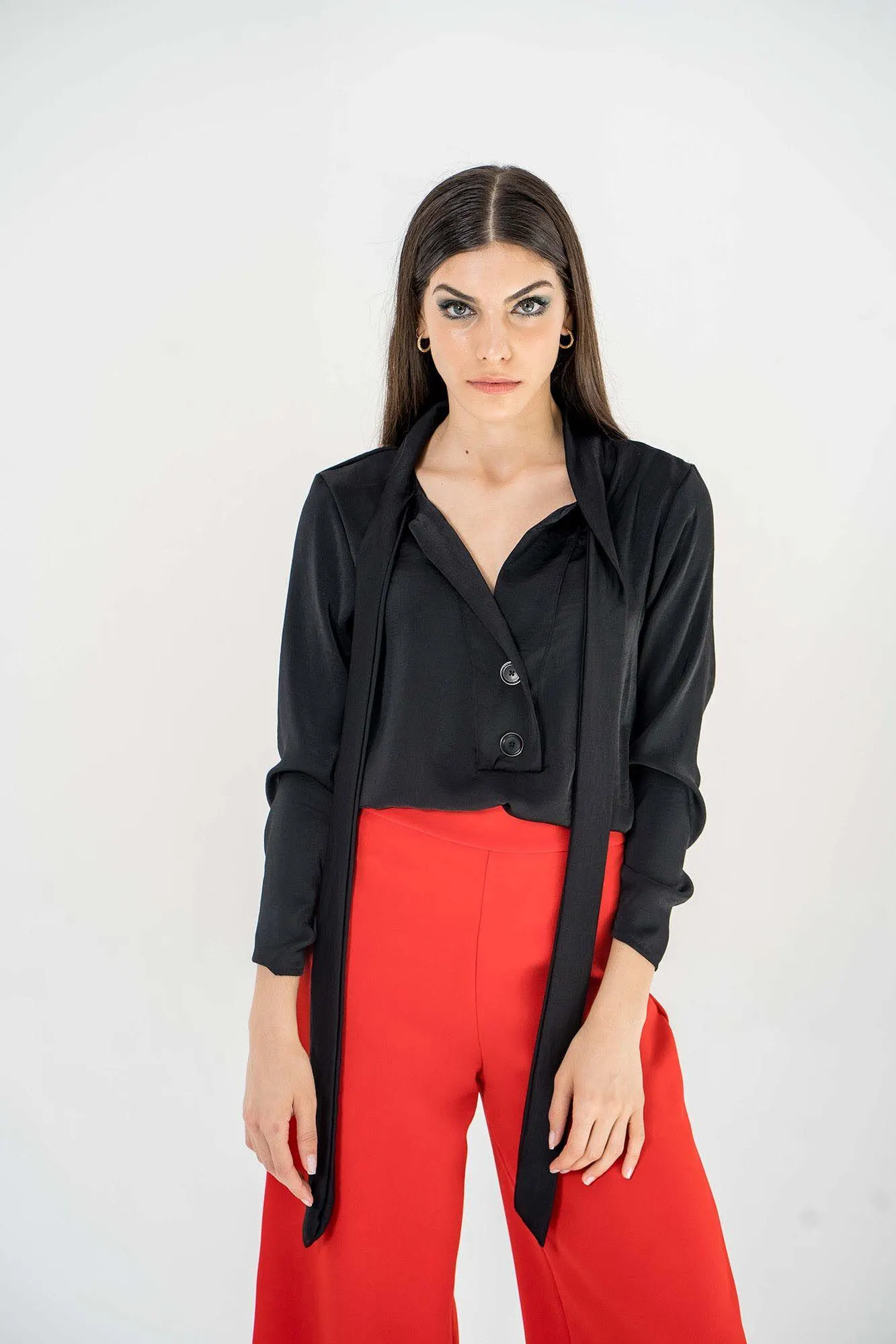 blusa donna negro