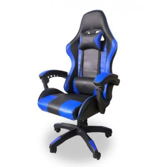 LUDADEL SILLON GAMER CLASSIC SG-0014325AN AZUL Y NEGRO