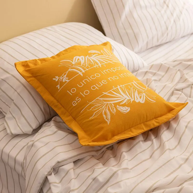 Funda de Almohadón Tusor Florecer