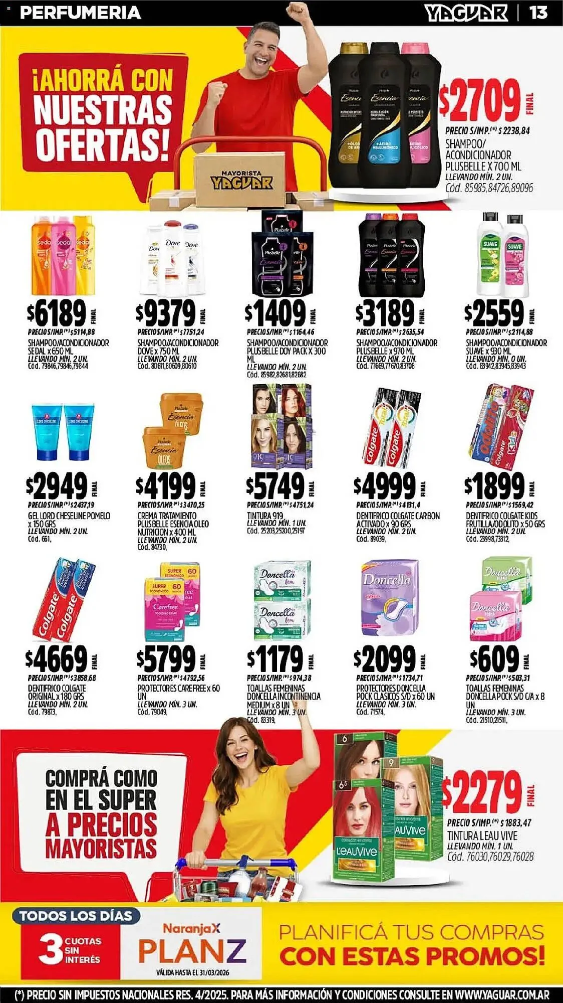 Ofertas de Catálogo Supermercados Yaguar 2 de marzo al 8 de marzo 2026 - Página 13 del catálogo