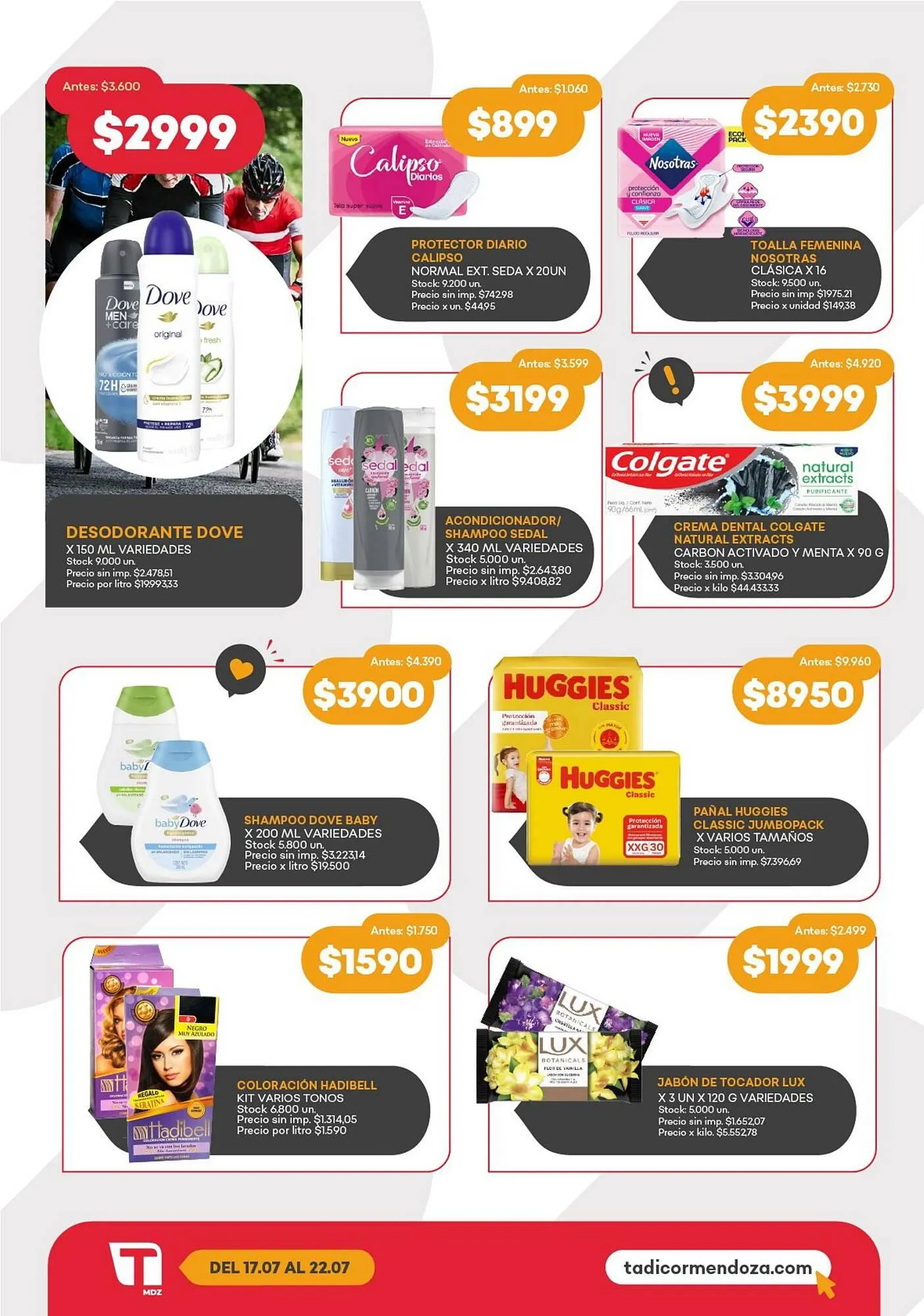Ofertas de Catálogo Supermercados Tadicor 16 de julio al 24 de julio 2025 - Página 8 del catálogo