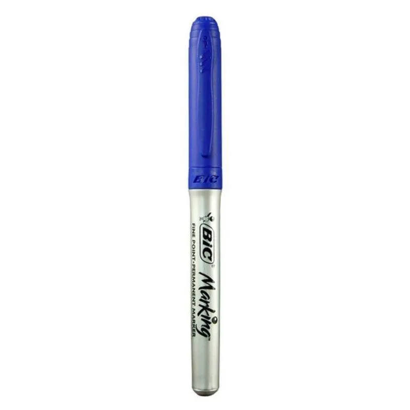Marcador BIC Permanent Grip Azul Blister 1 unidad