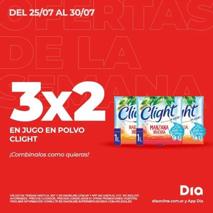 Ofertas de Ofertas de la semana Supermercados DIA 26 de julio al 30 de julio 2024 - Página 1 del catálogo