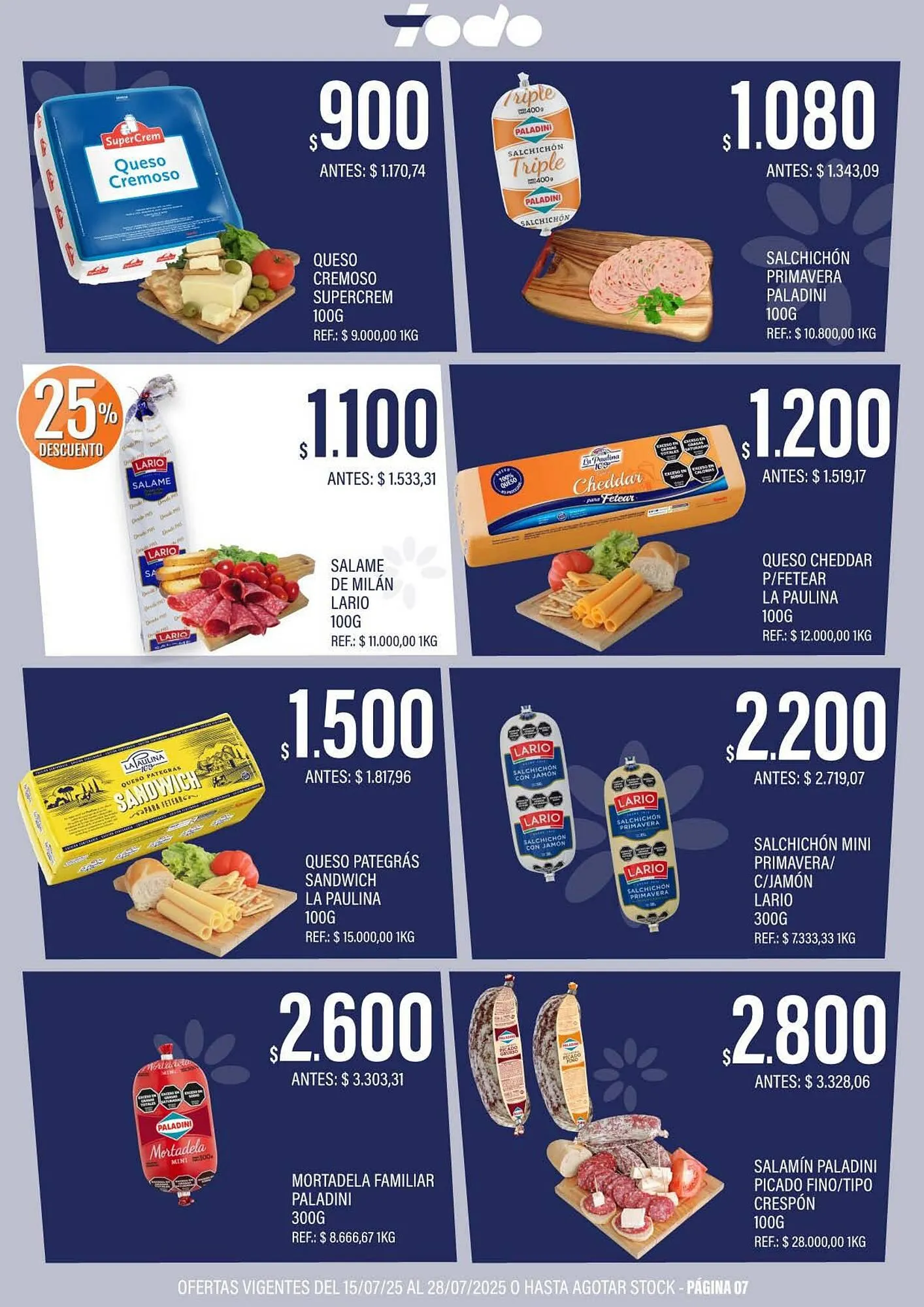 Ofertas de Catálogo Supermercados Todo 15 de julio al 28 de julio 2025 - Página 7 del catálogo