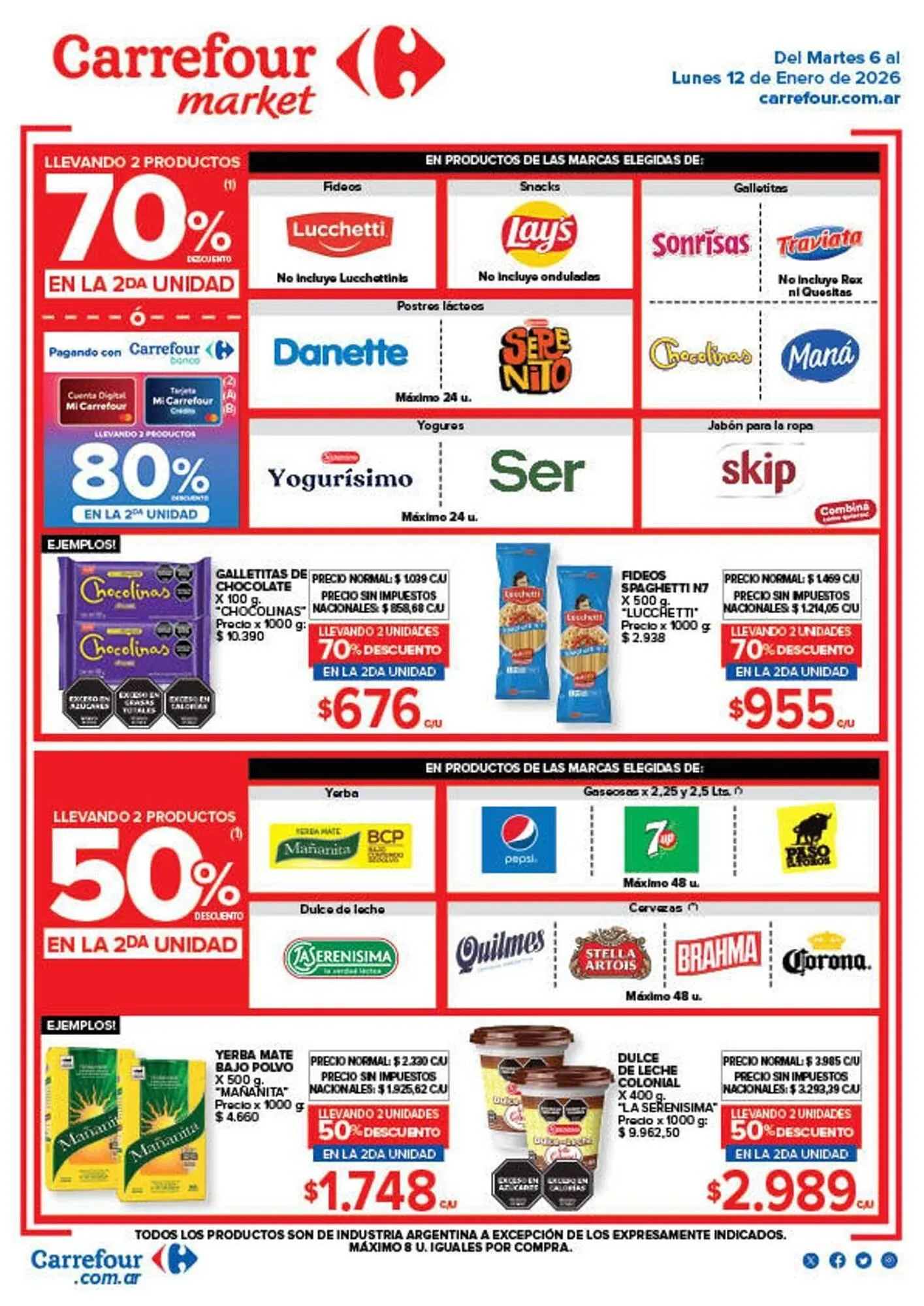 Ofertas de Folleto Carrefour Market 6 de enero al 13 de enero 2026 - Página 1 del catálogo