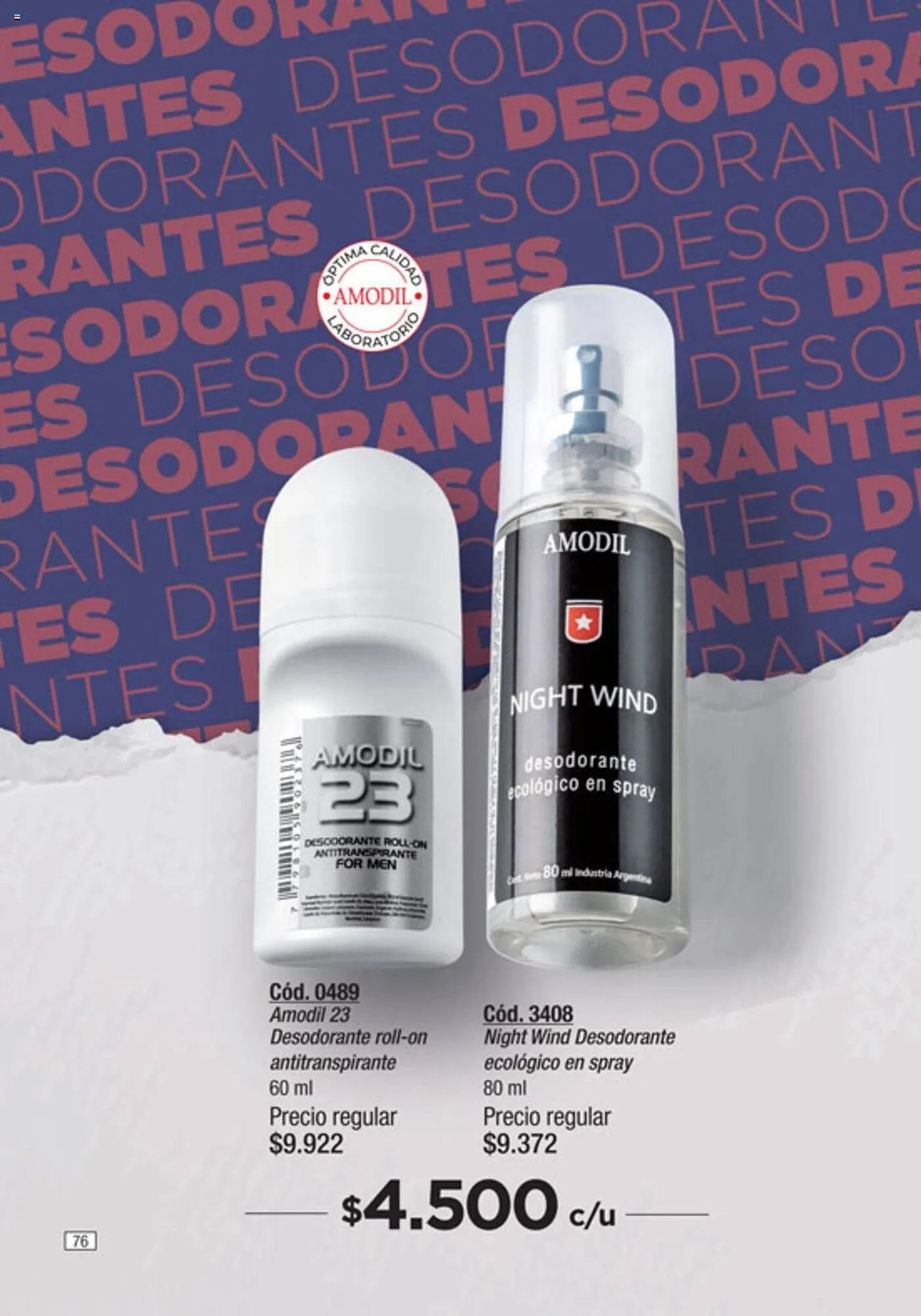 Ofertas de Catálogo Amodil 2 de octubre al 15 de octubre 2024 - Página 76 del catálogo