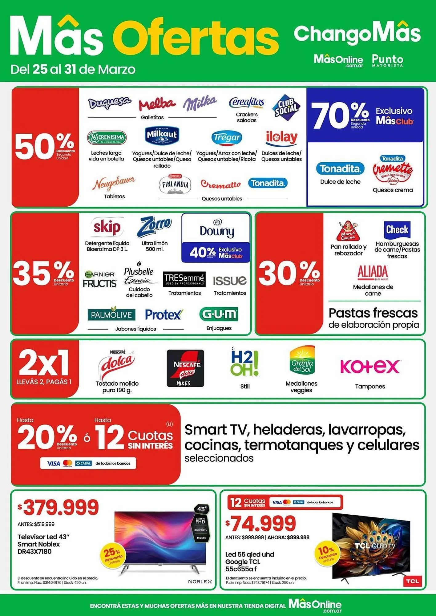 Ofertas de Catálogo Changomas 25 de marzo al 31 de marzo 2026 - Página 1 del catálogo