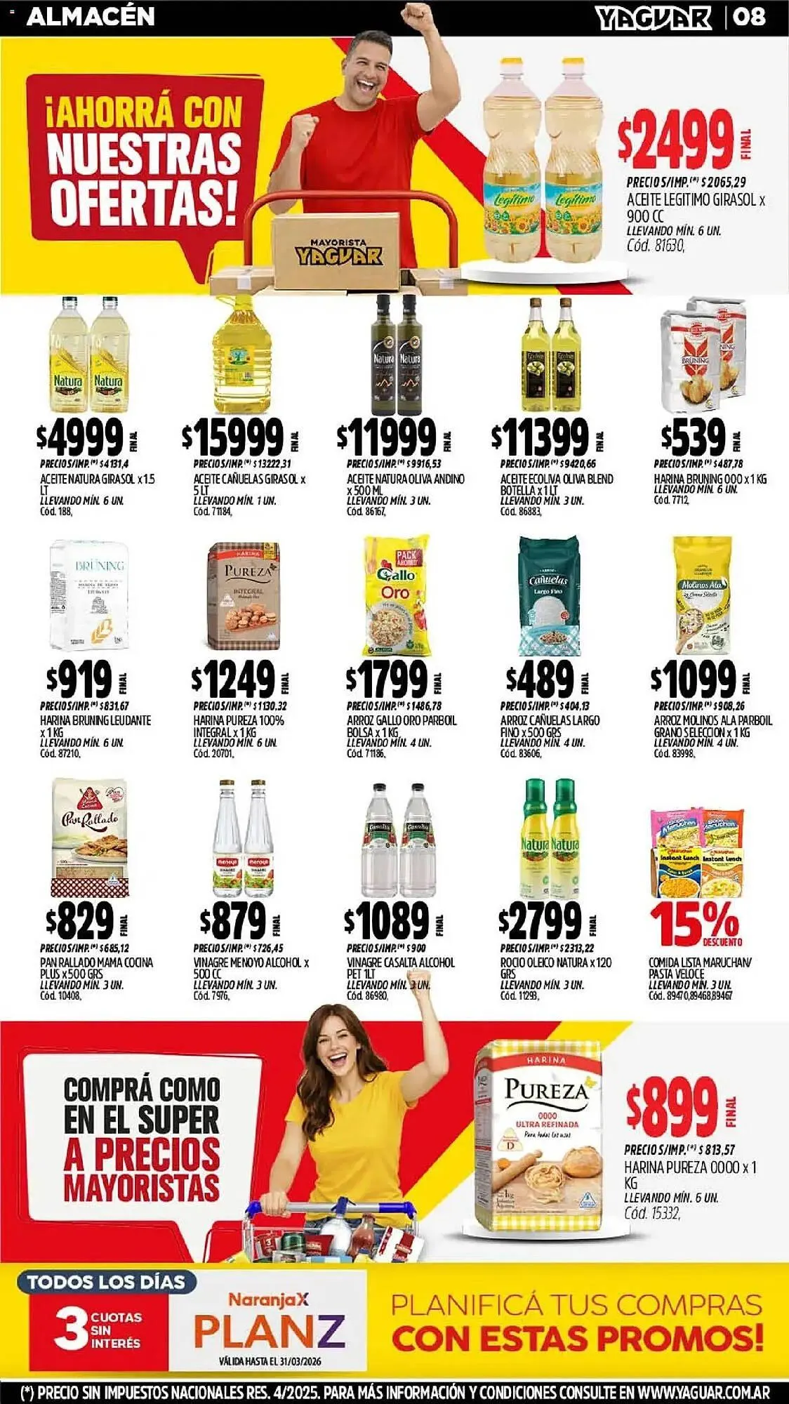 Ofertas de Catálogo Supermercados Yaguar 2 de marzo al 8 de marzo 2026 - Página 8 del catálogo