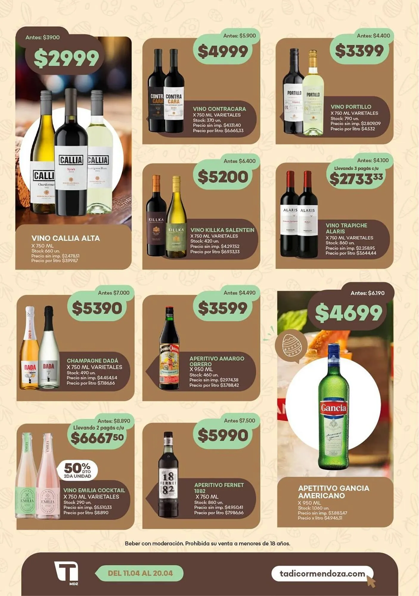 Ofertas de Catálogo Supermercados Tadicor 15 de abril al 20 de abril 2025 - Página 3 del catálogo