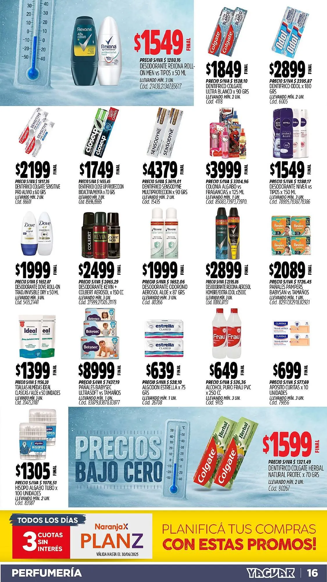 Ofertas de Catálogo Supermercados Yaguar 16 de junio al 20 de junio 2025 - Página 16 del catálogo