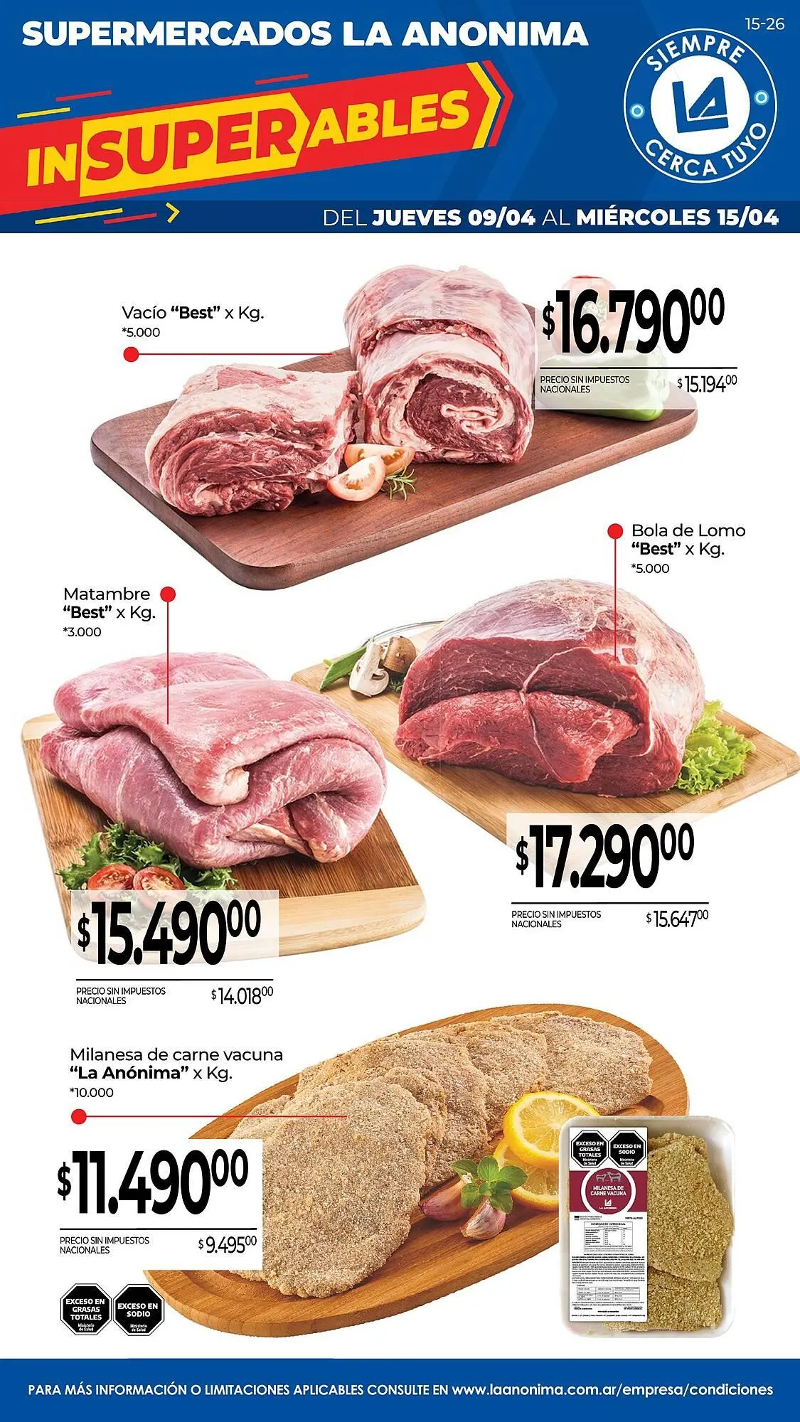 Catálogo La Anonima - 1