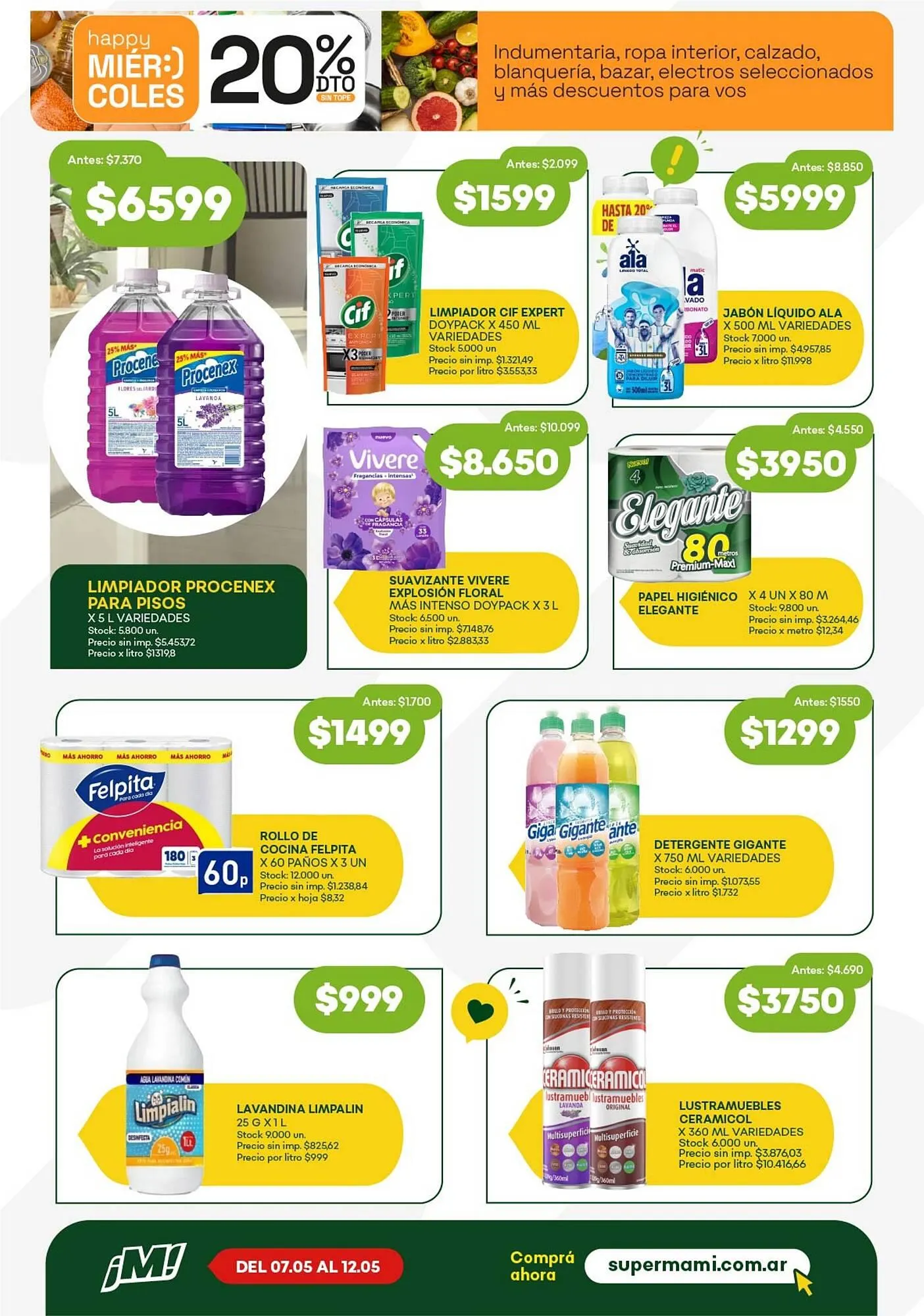 Ofertas de Catálogo Super MAMI 6 de mayo al 12 de mayo 2026 - Página 9 del catálogo