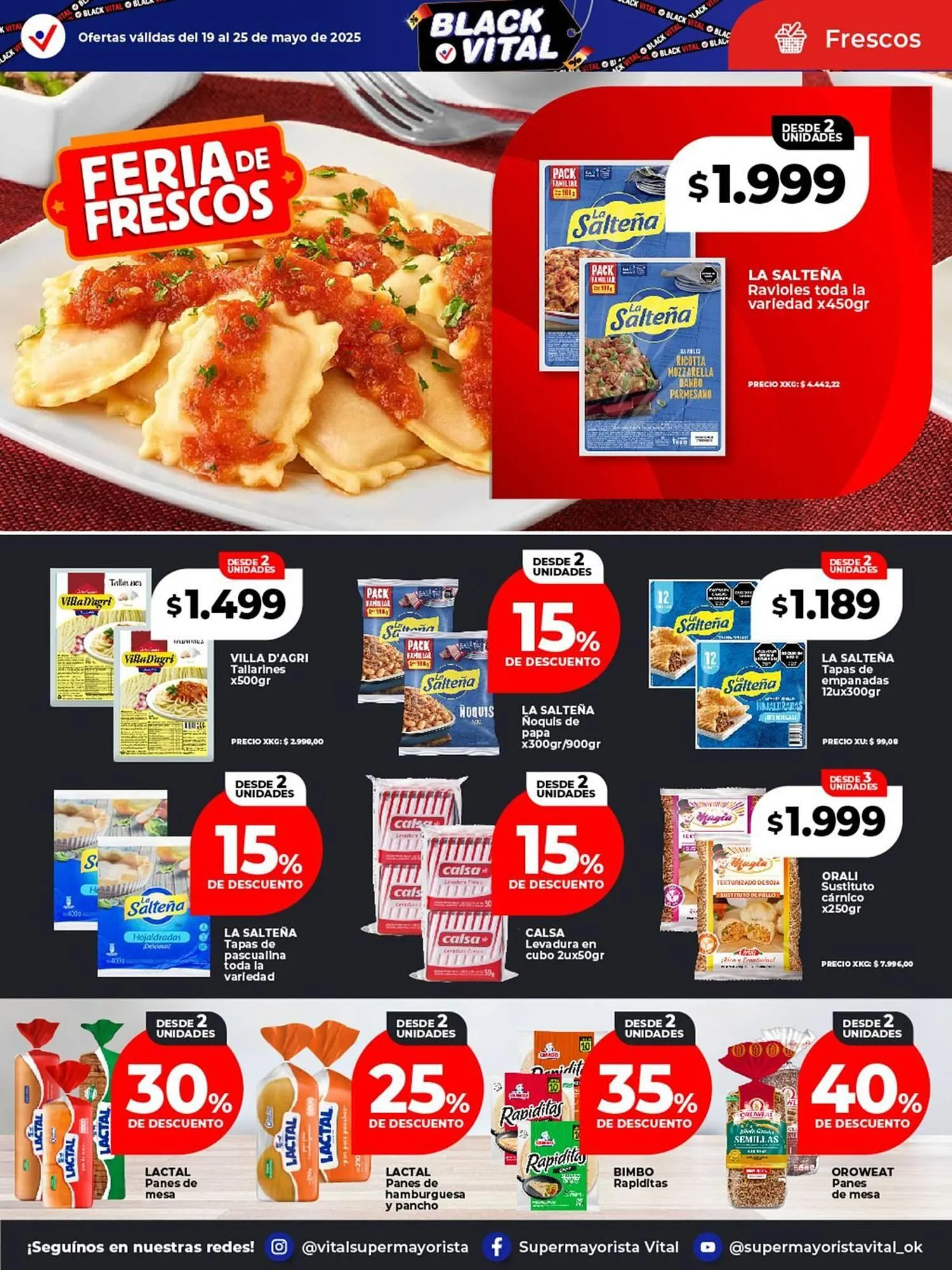Ofertas de Catálogo Supermayorista Vital 19 de mayo al 25 de mayo 2025 - Página 16 del catálogo