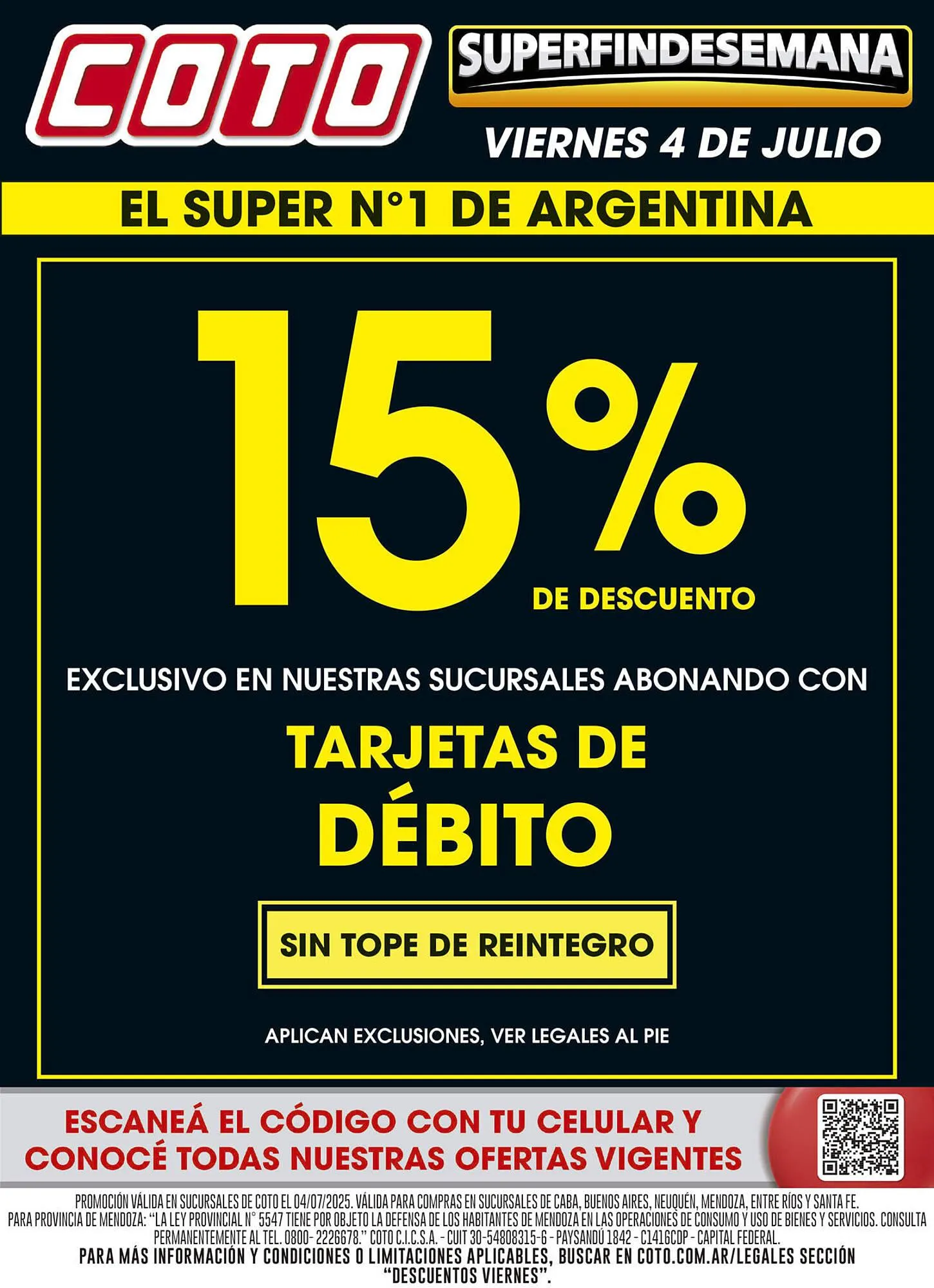 Ofertas de Catálogo Coto 4 de julio al 4 de julio 2025 - Página 1 del catálogo