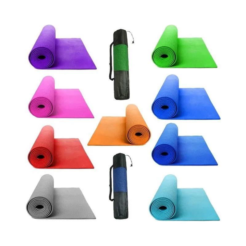 YOGA MAT PILATES ENTRENAMIENTO FITNESS 173X61 CM -