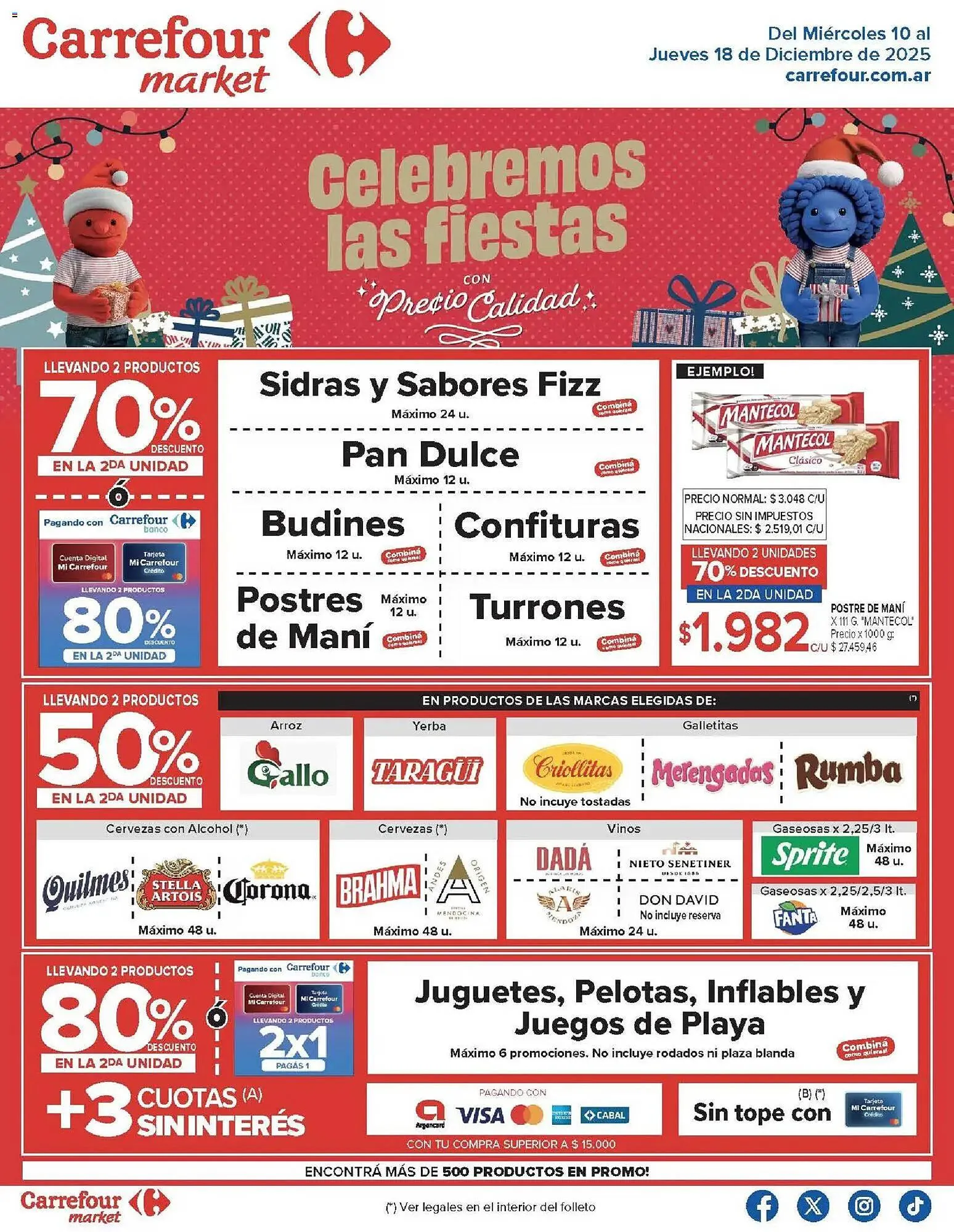 Ofertas de Folleto Carrefour Market 10 de diciembre al 19 de diciembre 2025 - Página 1 del catálogo