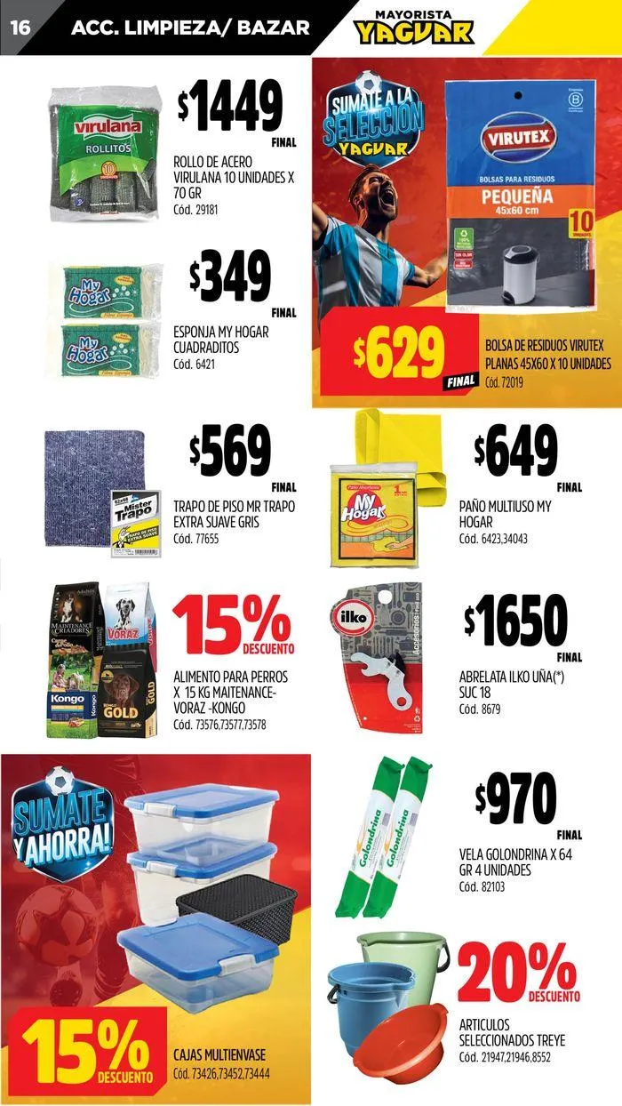 Ofertas de Ofertas Supermercados Yaguar Trelew 24 de junio al 30 de junio 2024 - Página 16 del catálogo