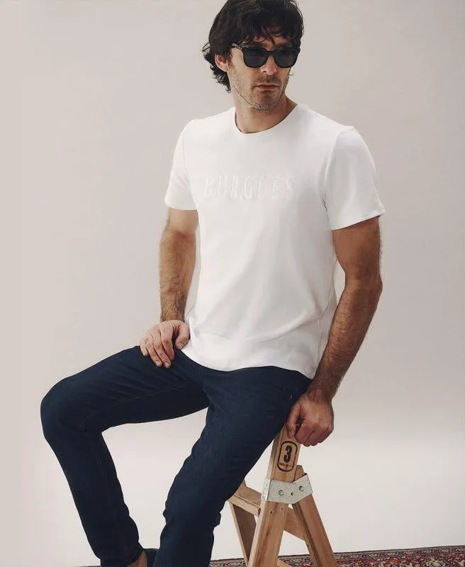 Remera Interlock Bordada Hefty