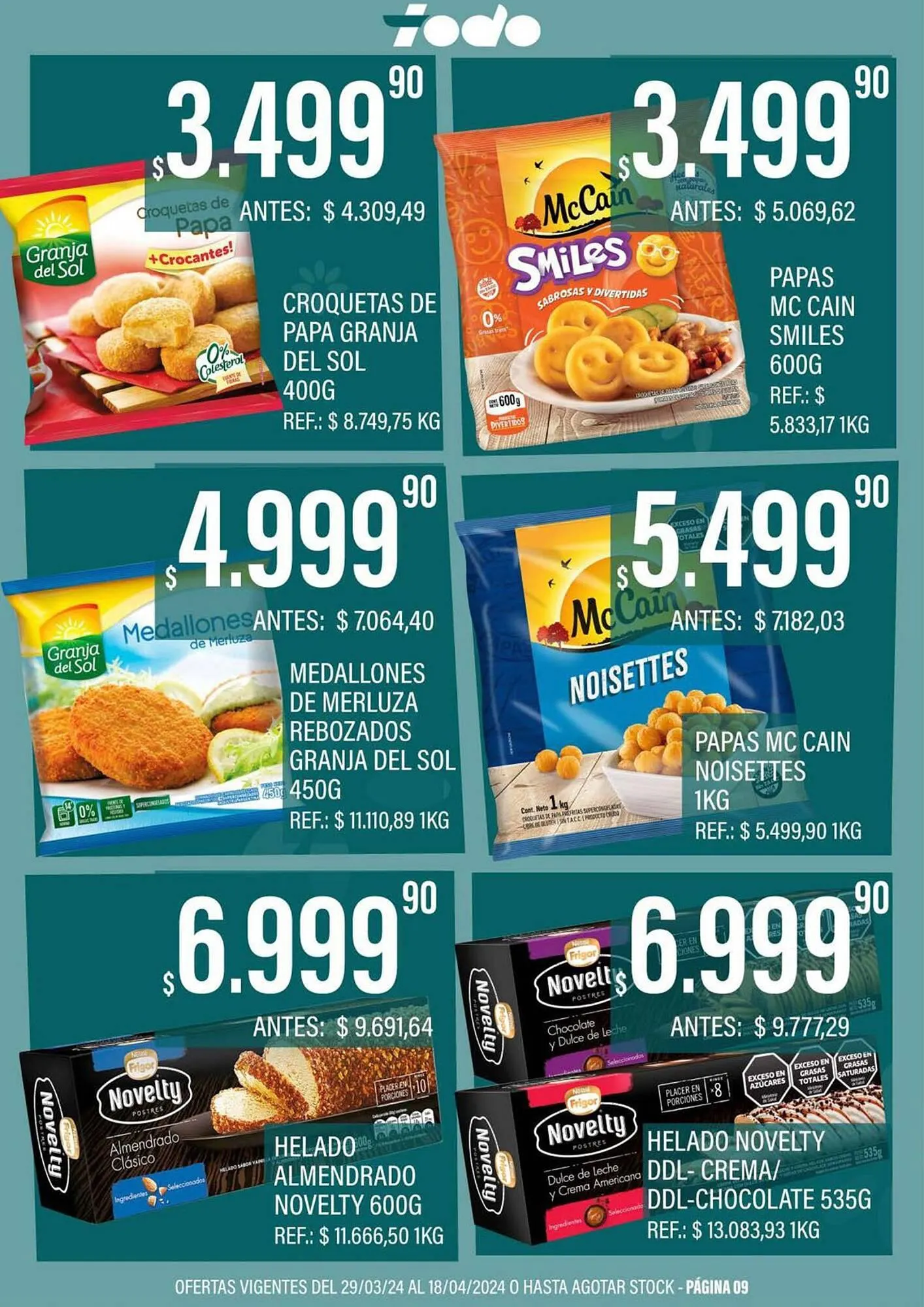 Ofertas de Catálogo Supermercados Todo 3 de abril al 18 de abril 2024 - Página 9 del catálogo