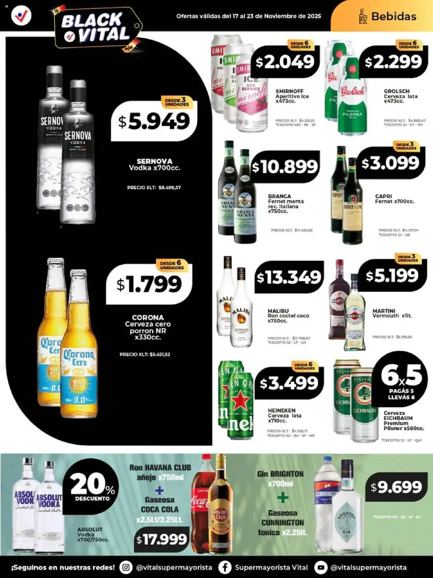 Ofertas de Catálogo Supermayorista Vital 17 de noviembre al 23 de noviembre 2025 - Página 22 del catálogo