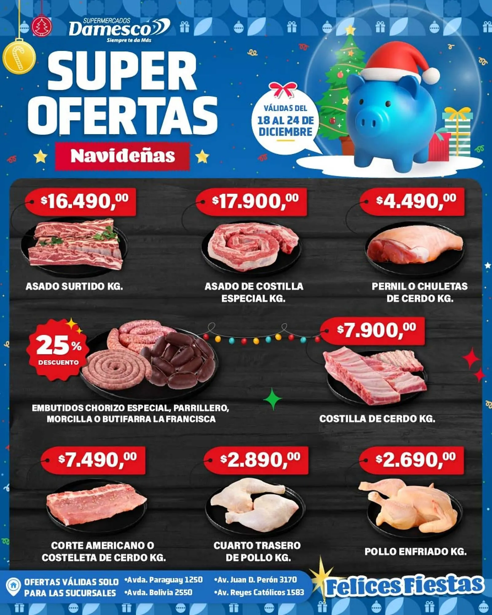 Ofertas de Catálogo Supermercados Damesco 18 de diciembre al 24 de diciembre 2025 - Página 1 del catálogo