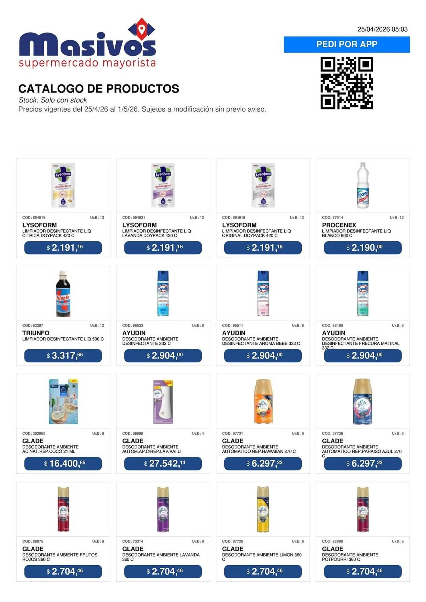 Ofertas de Catálogo Masivos 25 de abril al 1 de mayo 2026 - Página 68 del catálogo