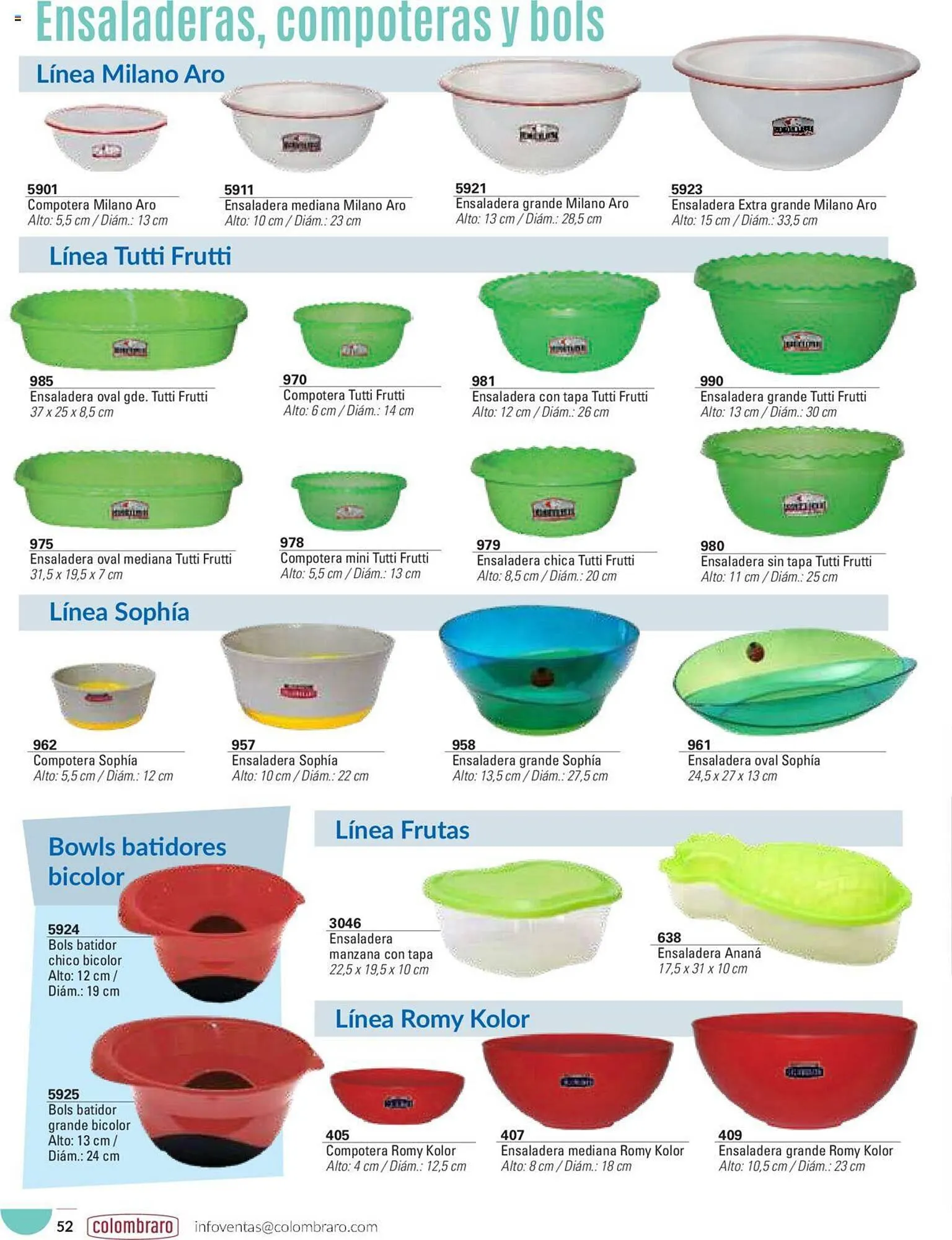 Ofertas de Catálogo Colombraro 1 de enero al 31 de diciembre 2024 - Página 52 del catálogo