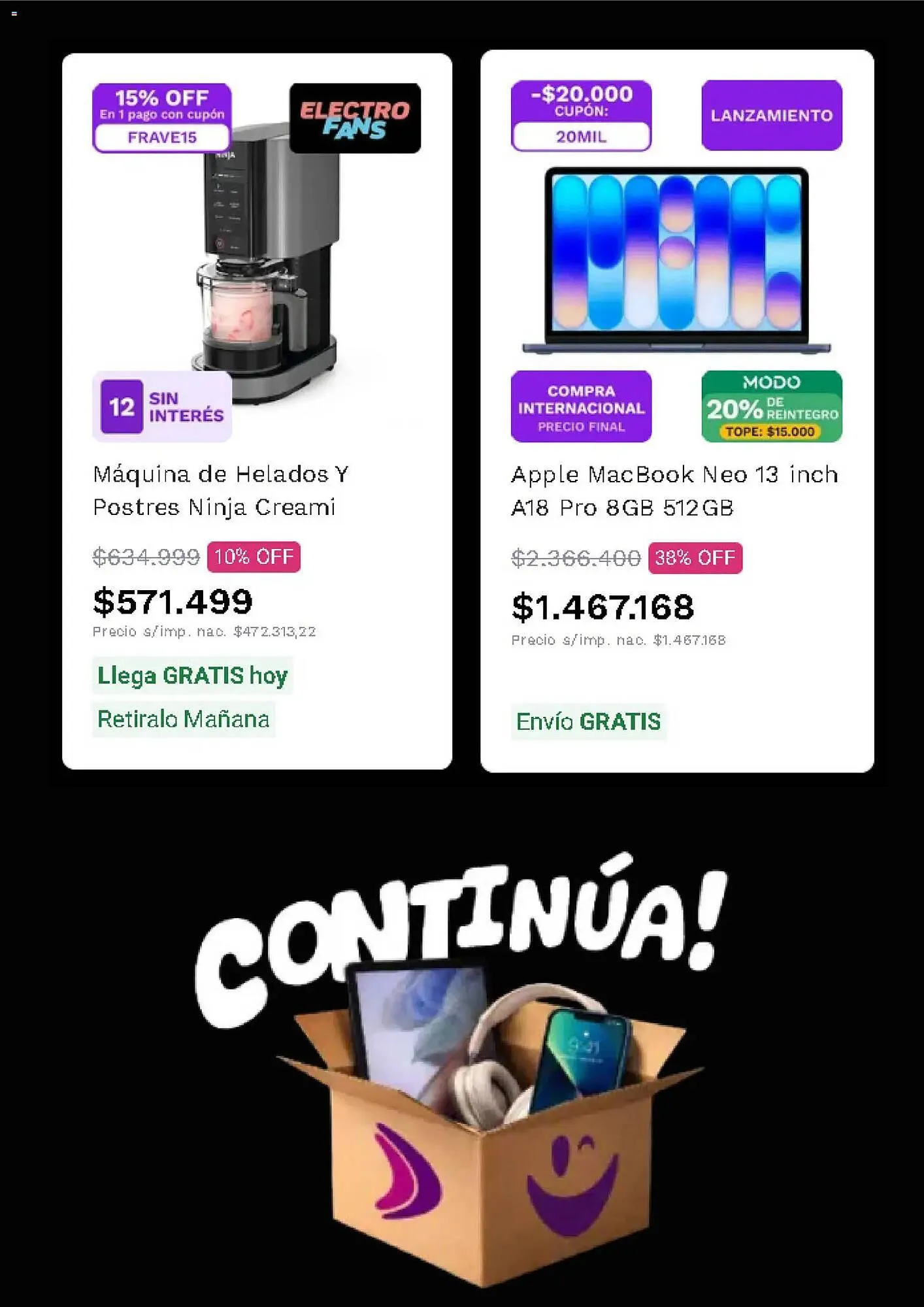 Ofertas de Catálogo Frávega 16 de marzo al 19 de marzo 2026 - Página 4 del catálogo