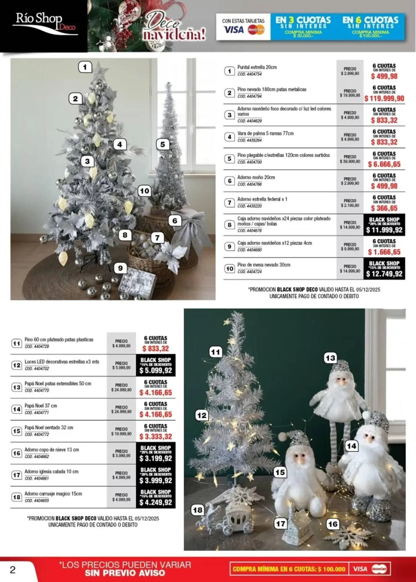 Ofertas de Catálogo Rio Shop Deco 1 de diciembre al 31 de diciembre 2025 - Página 2 del catálogo