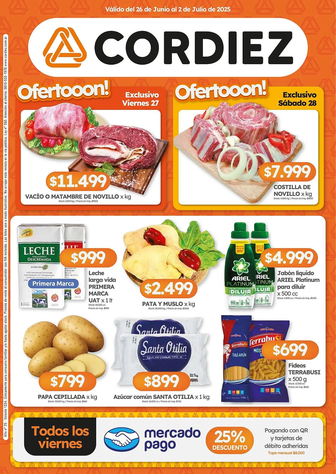 Ofertas de Catálogo Cordiez 26 de junio al 2 de julio 2025 - Página 1 del catálogo