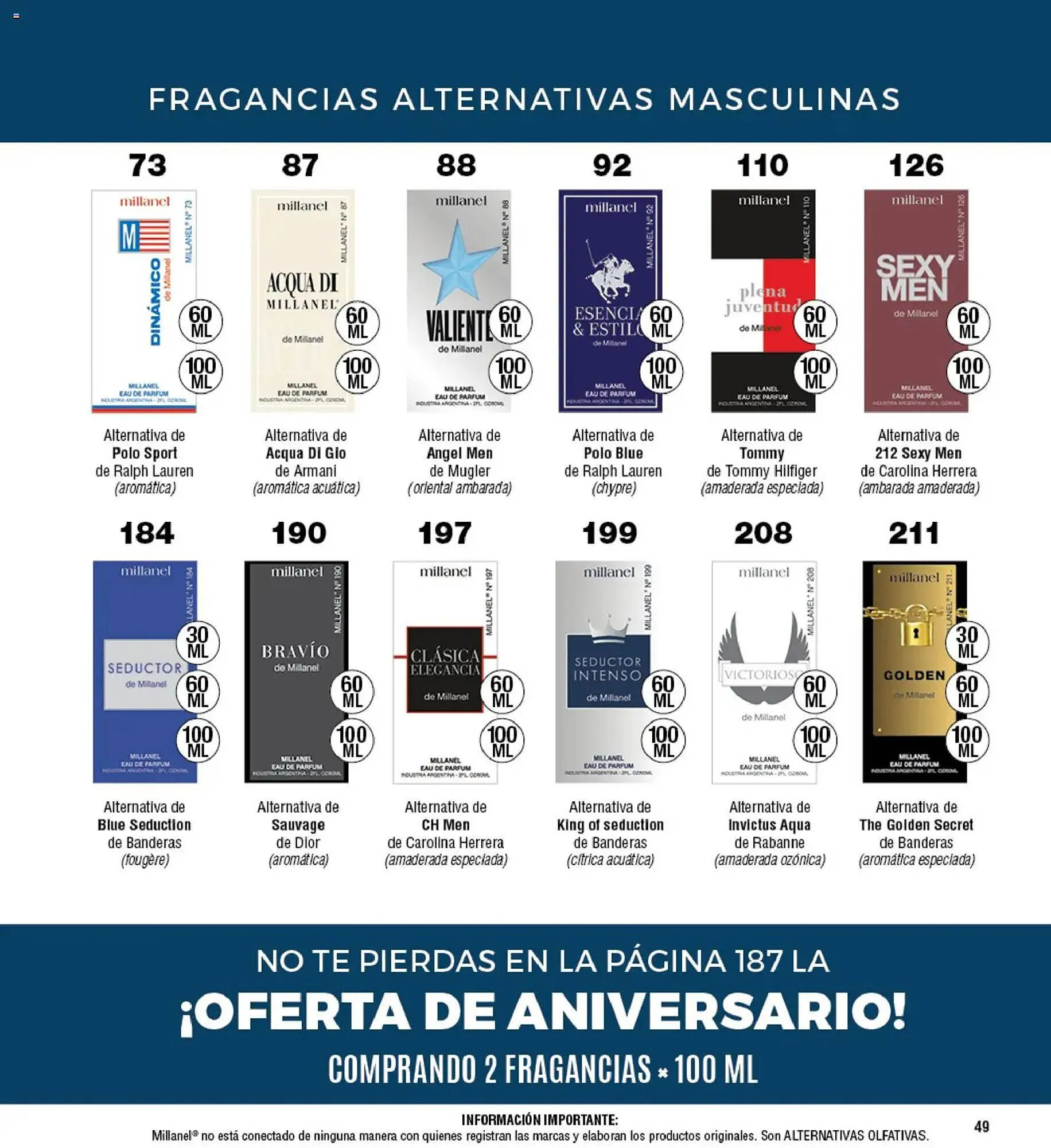 Ofertas de Catálogo Millanel Cosmética 30 de marzo al 27 de abril 2026 - Página 49 del catálogo