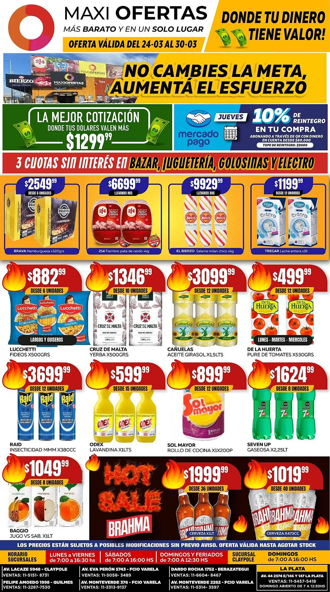 Ofertas de Catálogo Maxi Ofertas 24 de marzo al 30 de marzo 2025 - Página 1 del catálogo