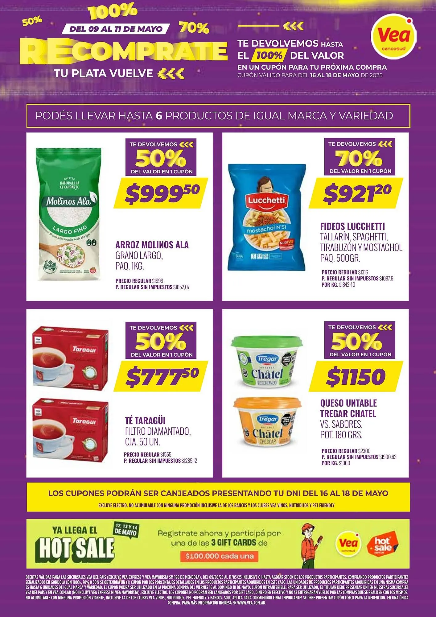 Ofertas de Catálogo Supermercados Vea 9 de mayo al 11 de mayo 2025 - Página 8 del catálogo
