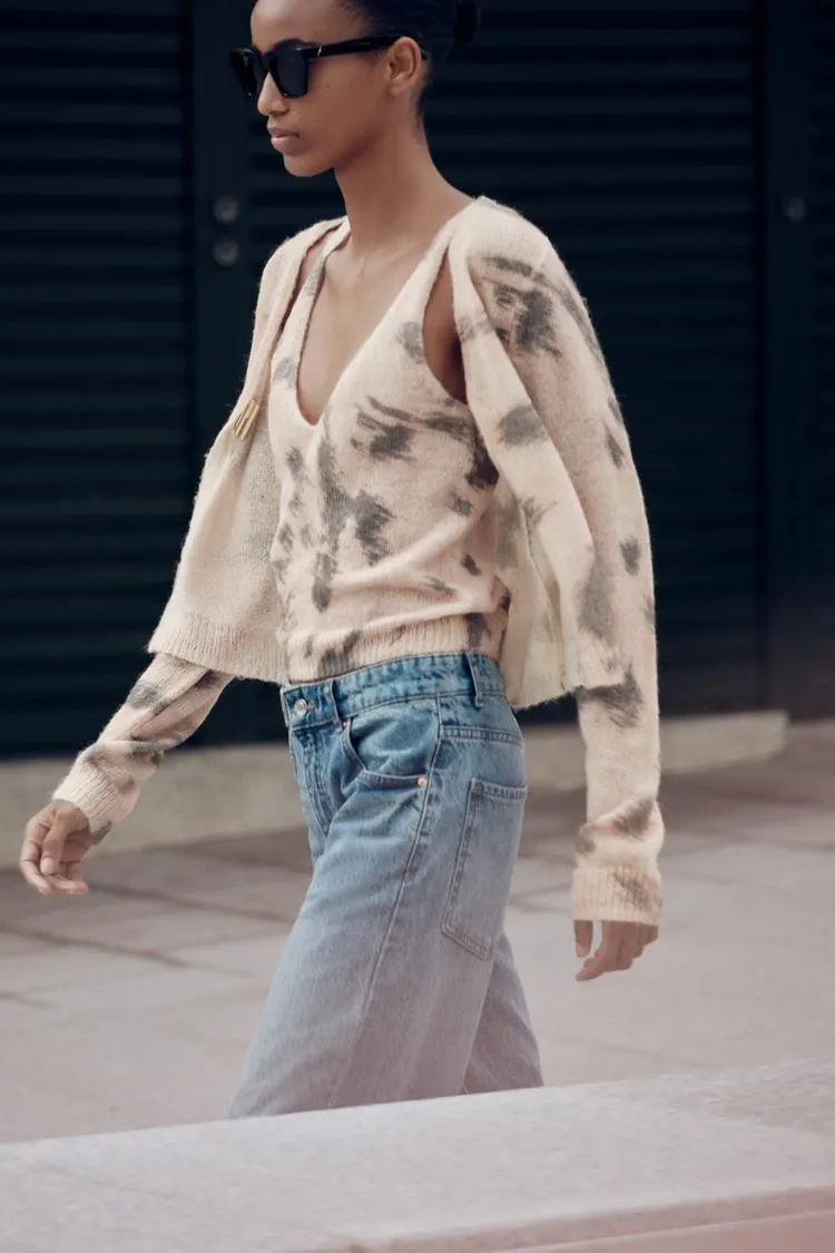 CHAQUETA PUNTO JACQUARD