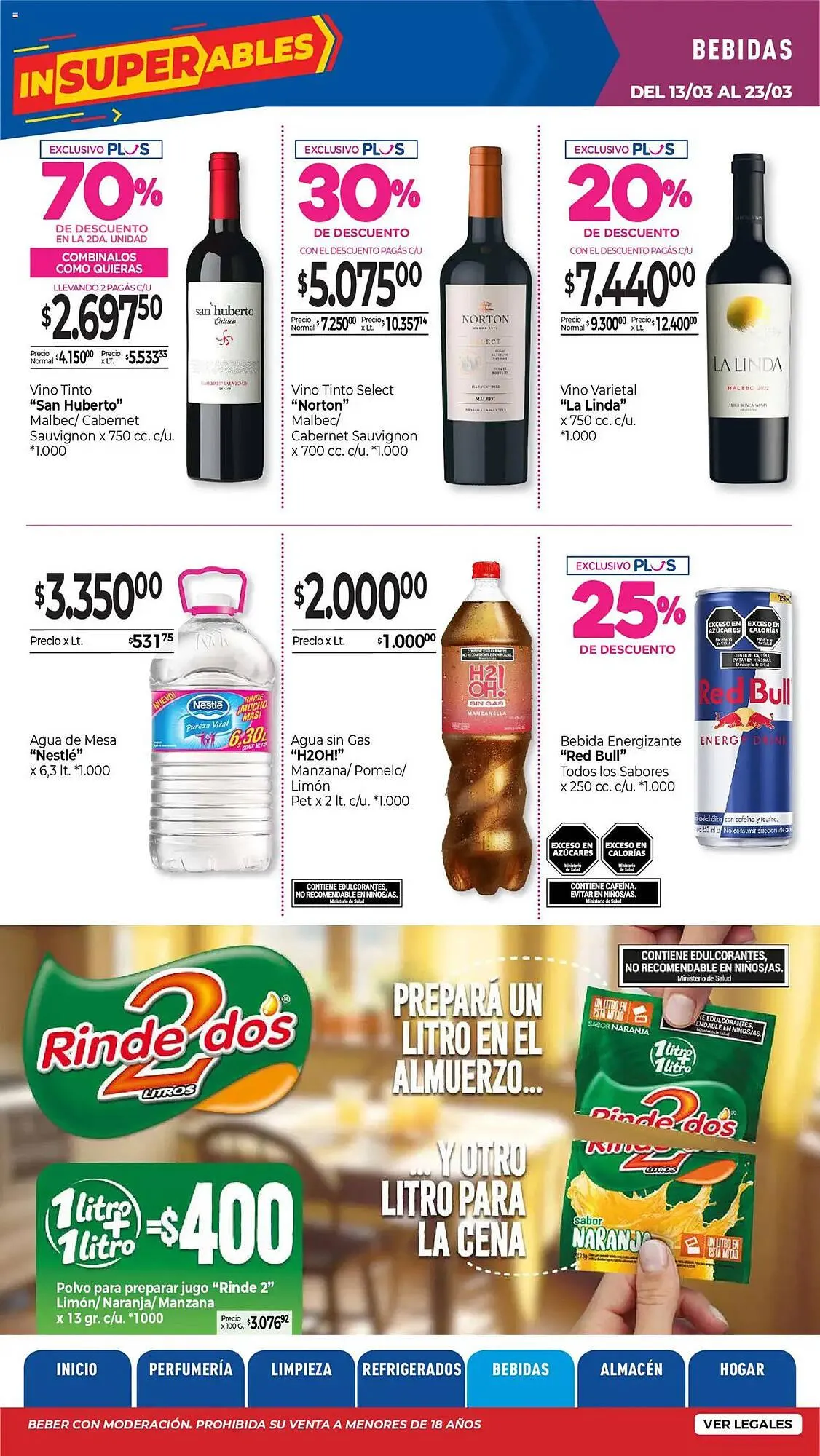 Ofertas de Catálogo La Anonima 13 de marzo al 23 de marzo 2025 - Página 20 del catálogo