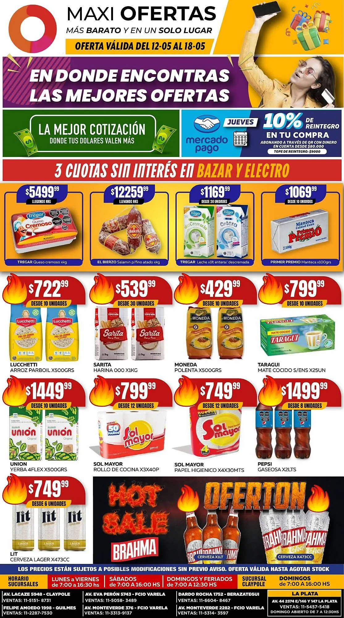 Ofertas de Catálogo Maxi Ofertas 12 de mayo al 18 de mayo 2025 - Página 1 del catálogo