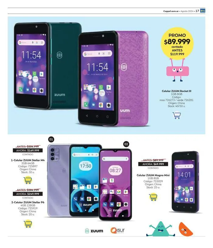 Ofertas de Catálogo Coppel 7 de agosto al 31 de agosto 2024 - Página 17 del catálogo
