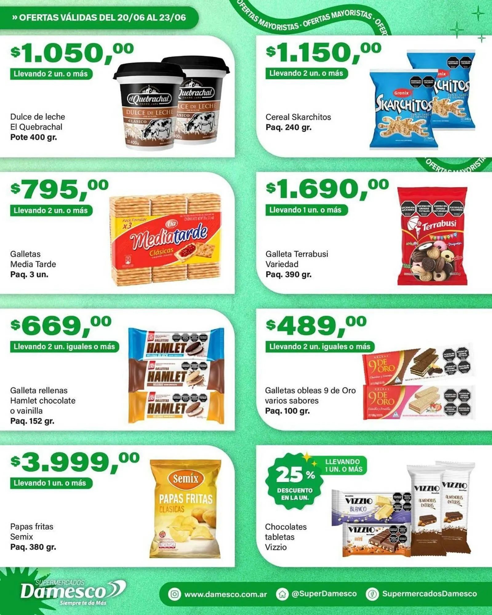 Ofertas de Catálogo Supermercados Damesco 20 de junio al 23 de junio 2026 - Página 4 del catálogo