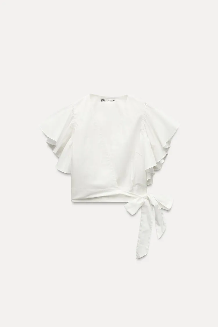 TOP VOLANTES ALGODÓN ZW COLLECTION