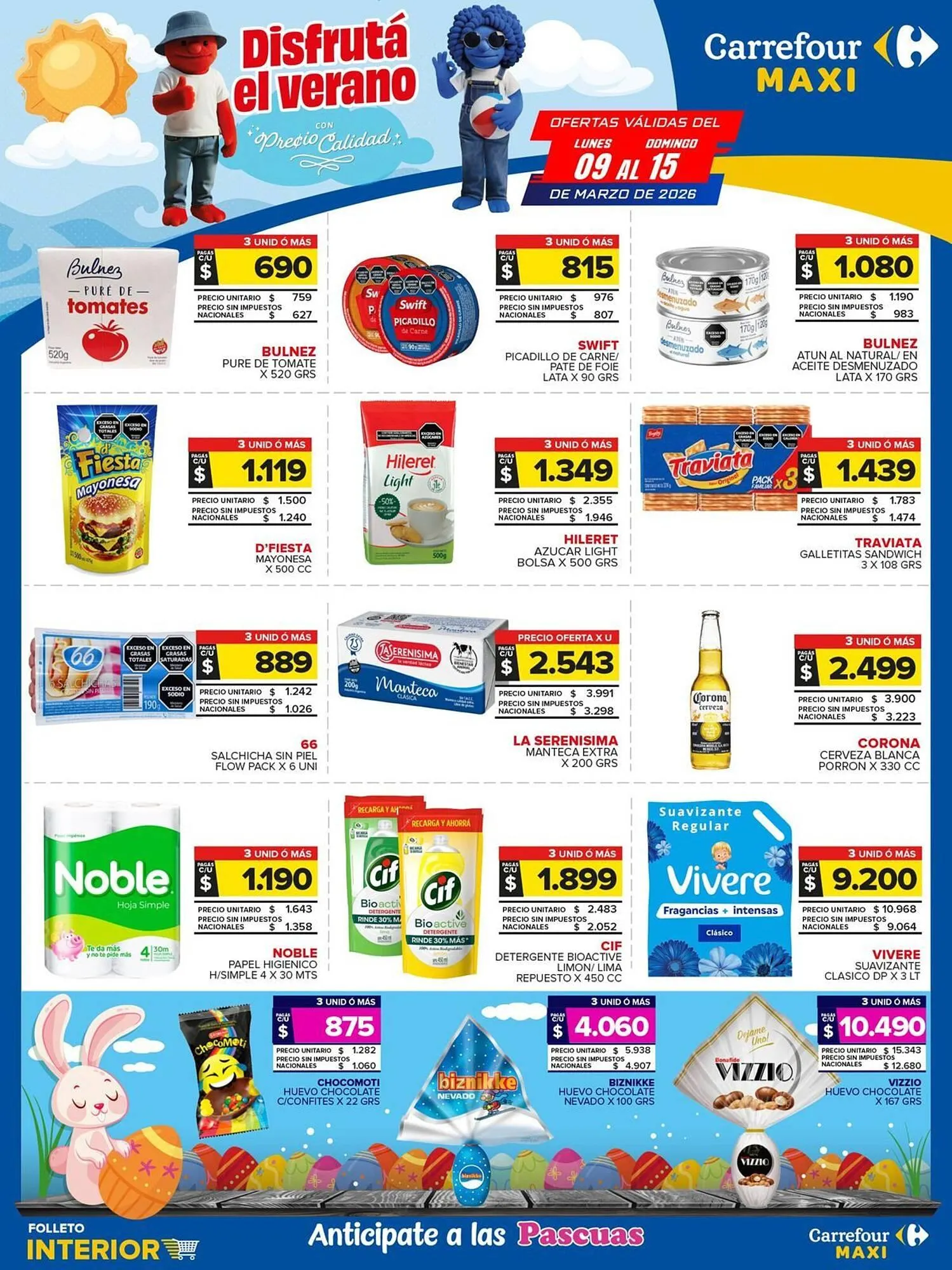 Ofertas de Folleto Carrefour Maxi 9 de marzo al 16 de marzo 2026 - Página 1 del catálogo
