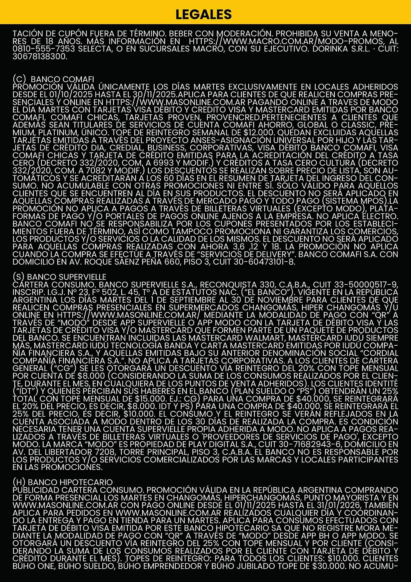 Ofertas de Catálogo Changomas 6 de noviembre al 30 de noviembre 2025 - Página 7 del catálogo