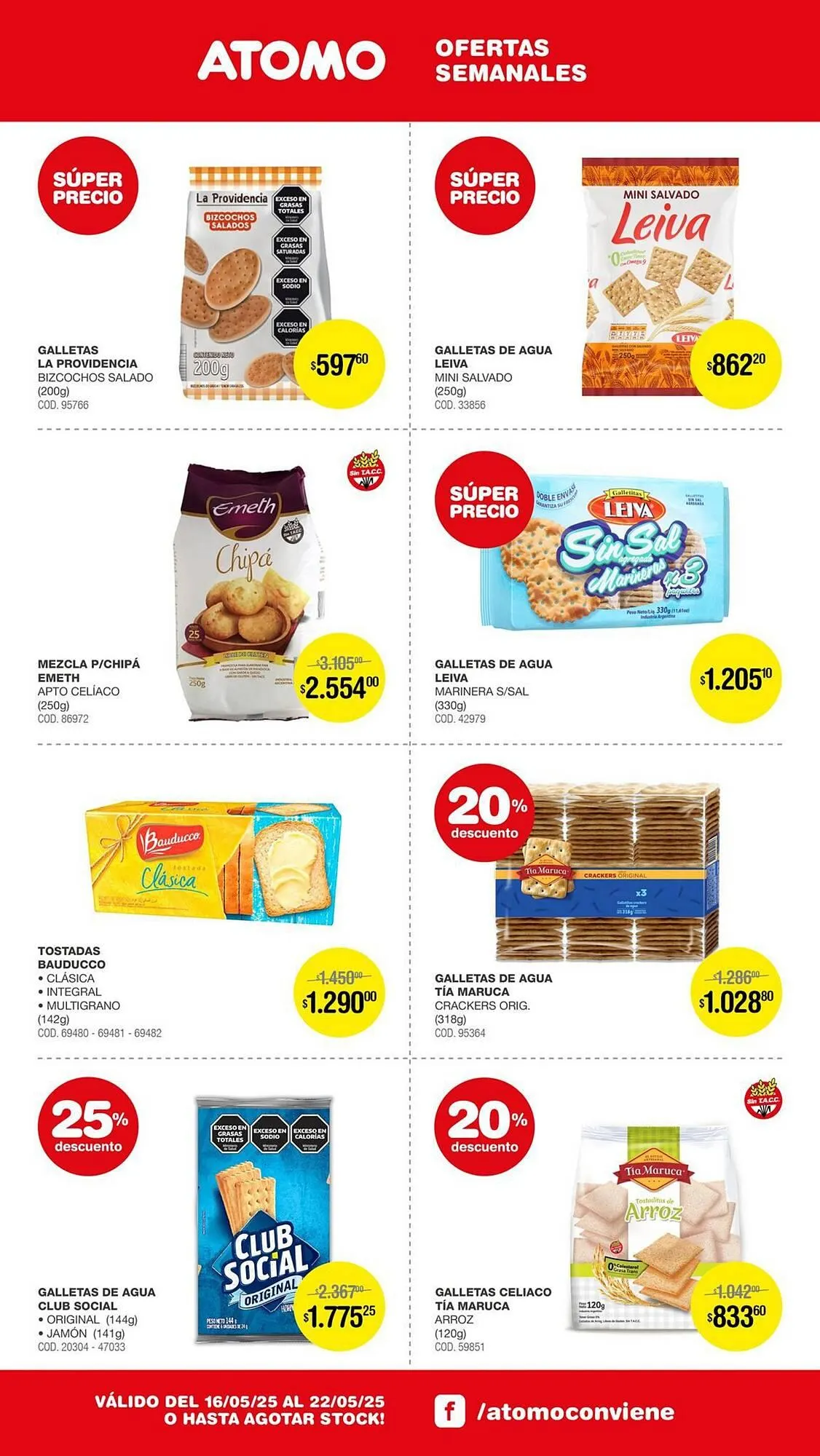 Ofertas de Catálogo Atomo Conviene 16 de mayo al 22 de mayo 2025 - Página 17 del catálogo