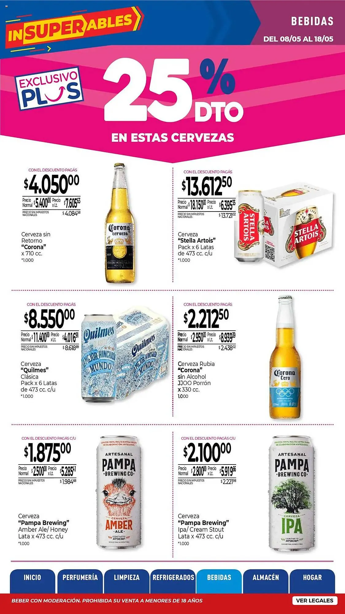 Ofertas de Catálogo La Anonima 8 de mayo al 18 de mayo 2025 - Página 19 del catálogo