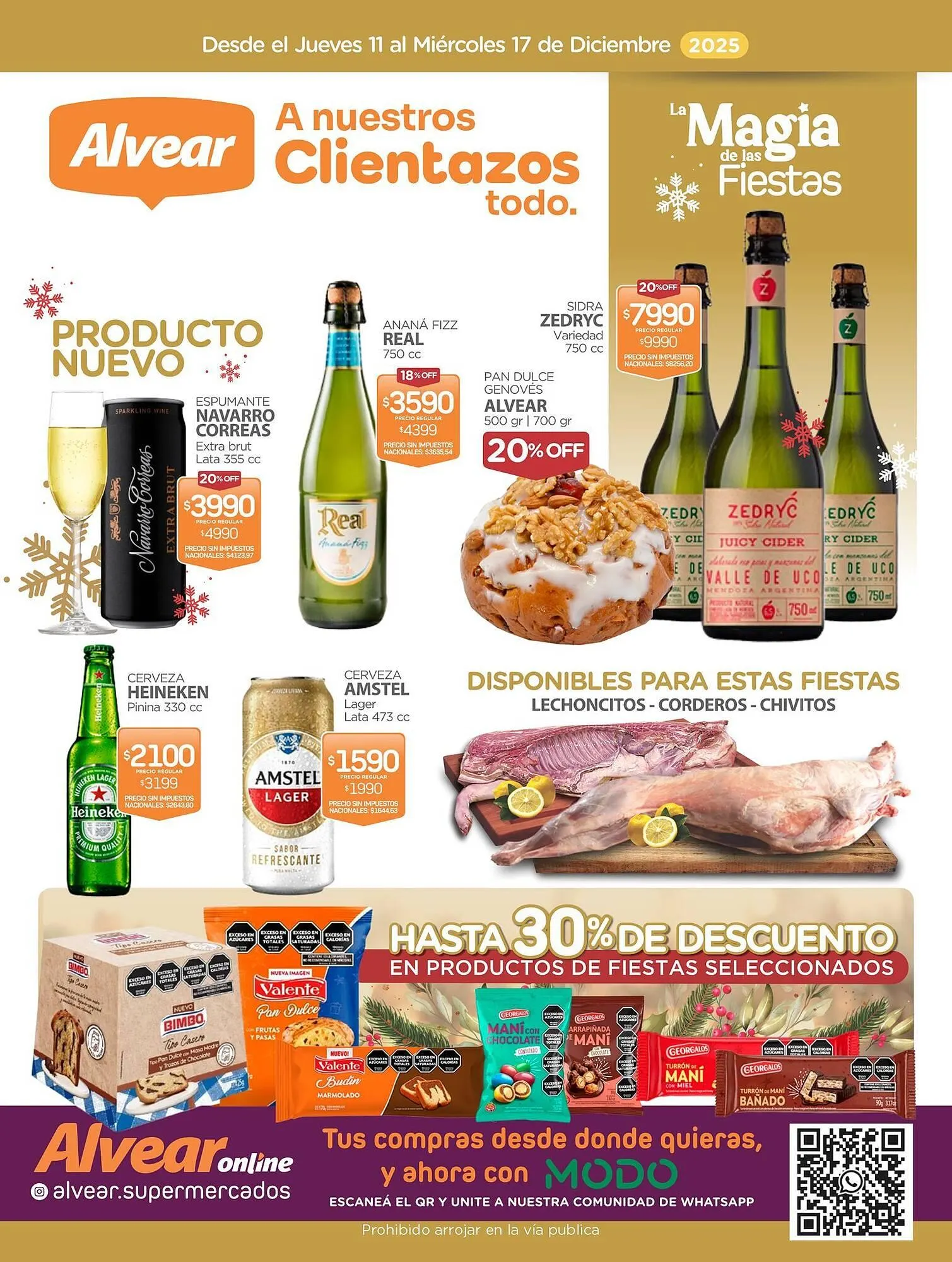 Ofertas de Catálogo Alvear 11 de diciembre al 17 de diciembre 2025 - Página 1 del catálogo