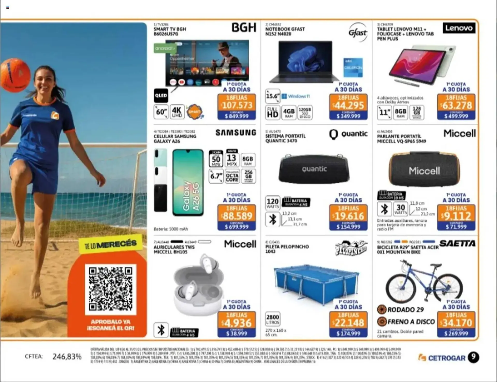 Ofertas de Catálogo Cetrogar 2 de enero al 31 de enero 2026 - Página 9 del catálogo