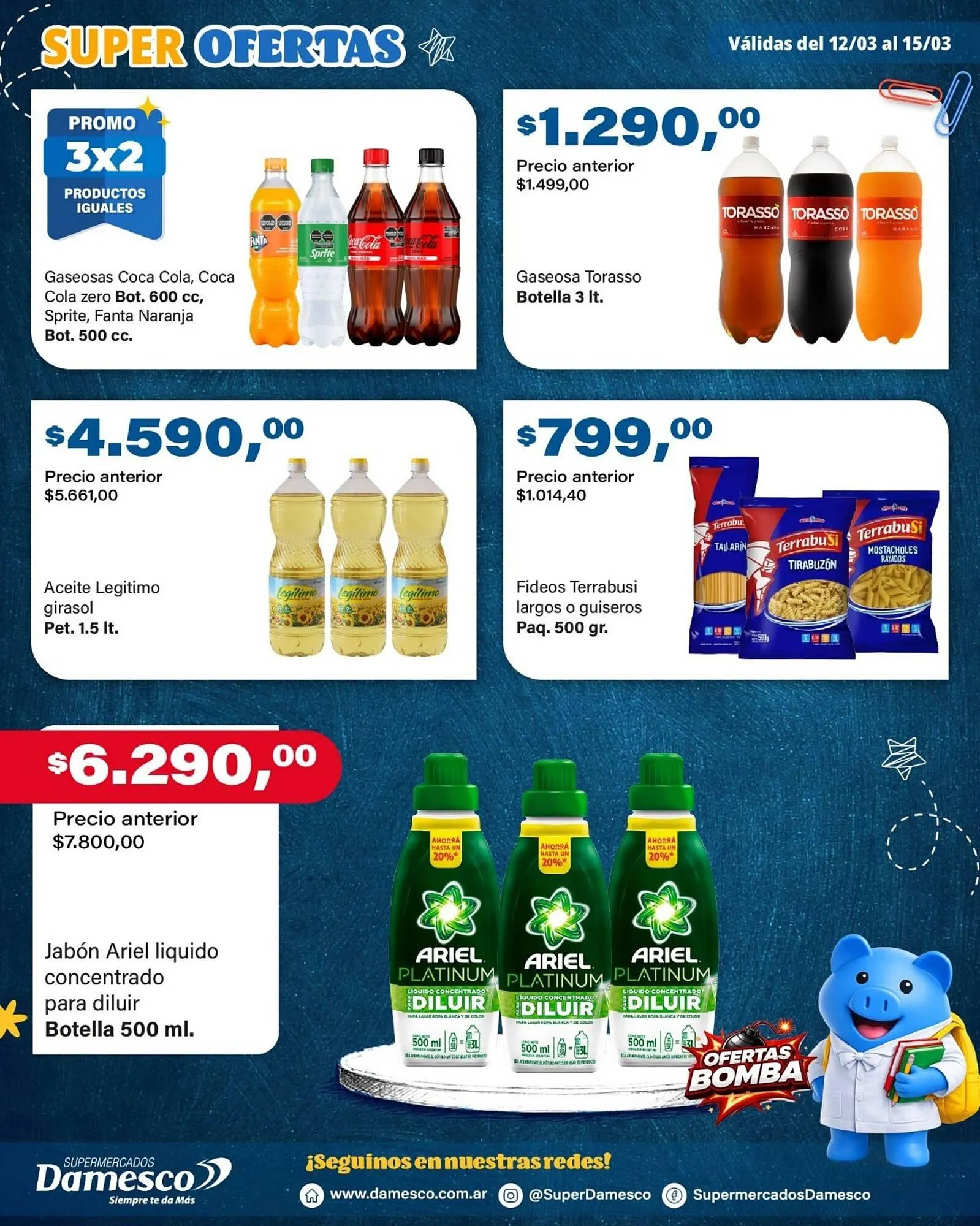 Ofertas de Catálogo Supermercados Damesco 12 de marzo al 15 de marzo 2026 - Página 2 del catálogo