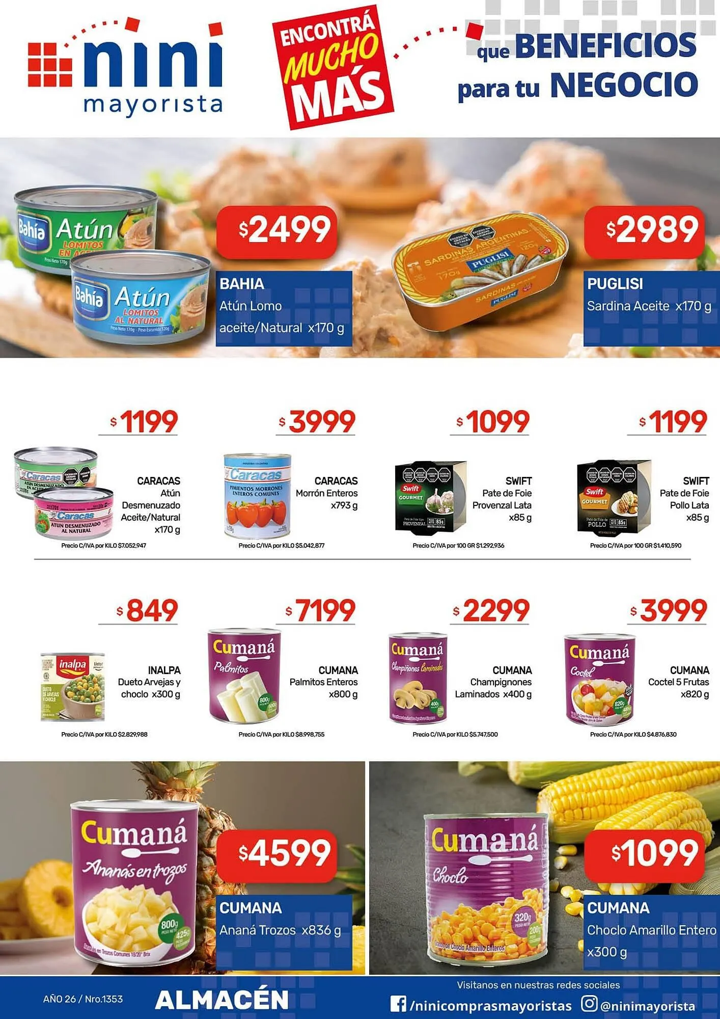 Ofertas de Catálogo Nini Mayorista 30 de marzo al 5 de abril 2026 - Página 22 del catálogo