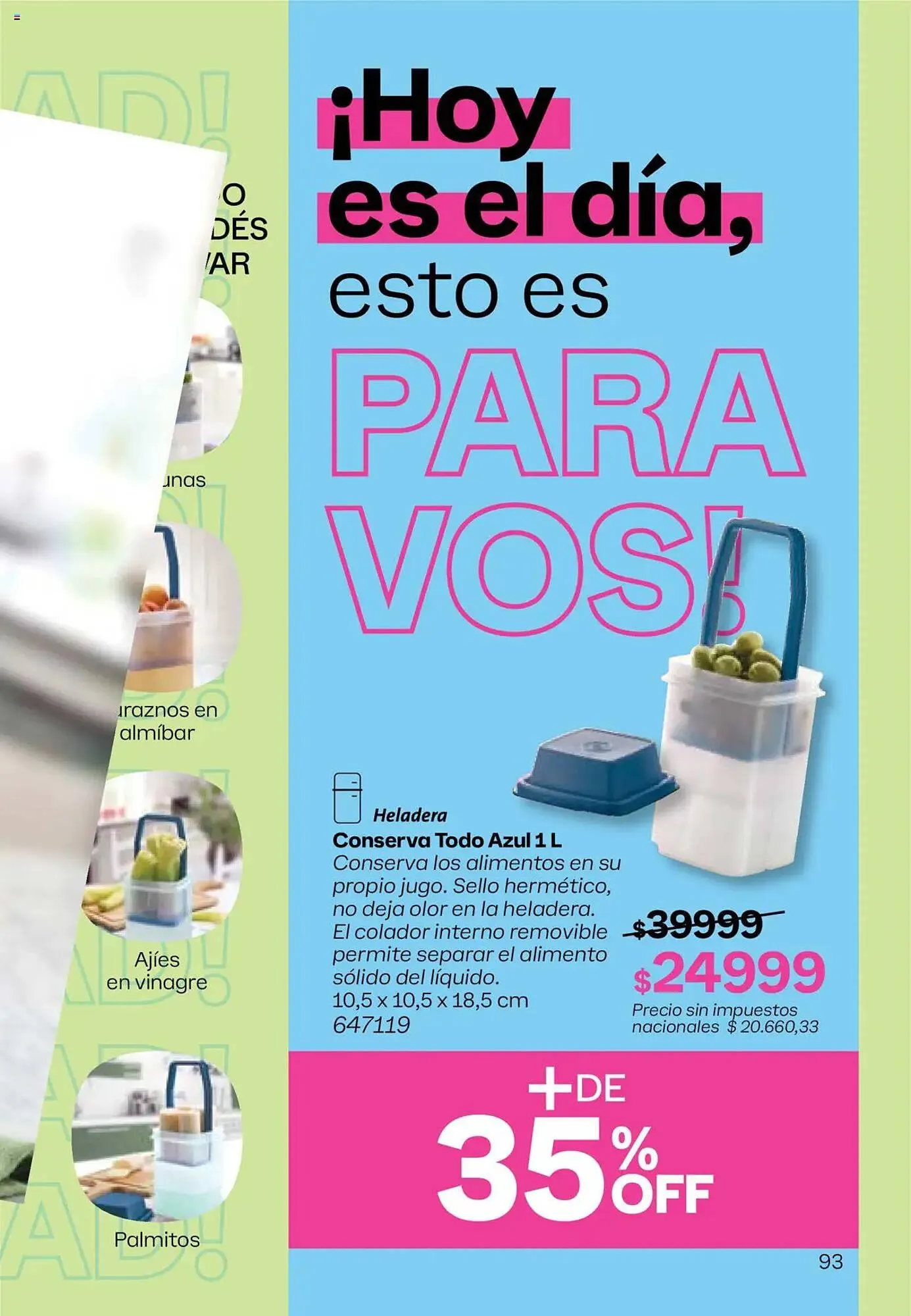 Ofertas de Folleto Tupperware 13 de octubre al 3 de noviembre 2025 - Página 94 del catálogo