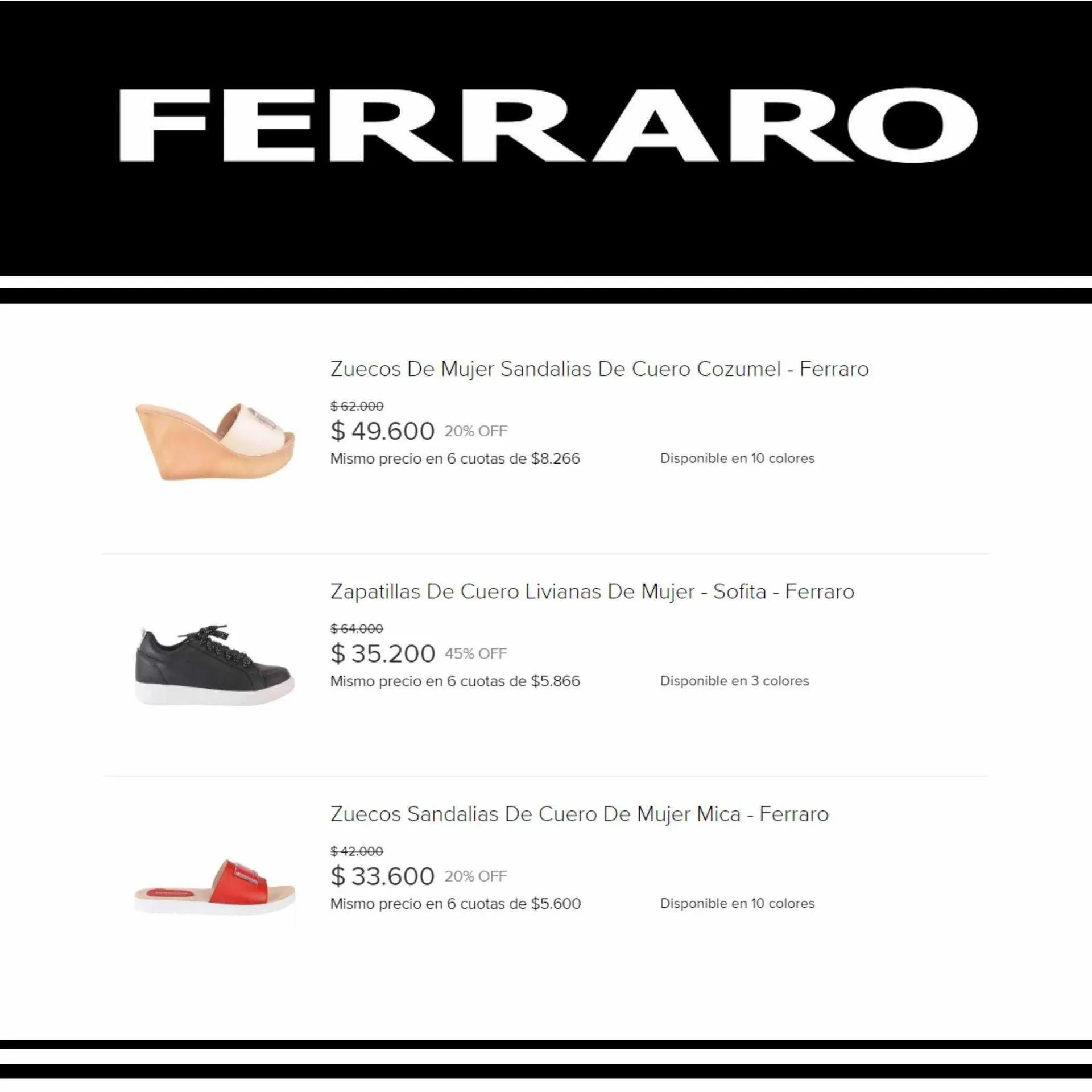 Ofertas de Catálogo Ferraro 6 de septiembre al 9 de septiembre 2023 - Página 6 del catálogo